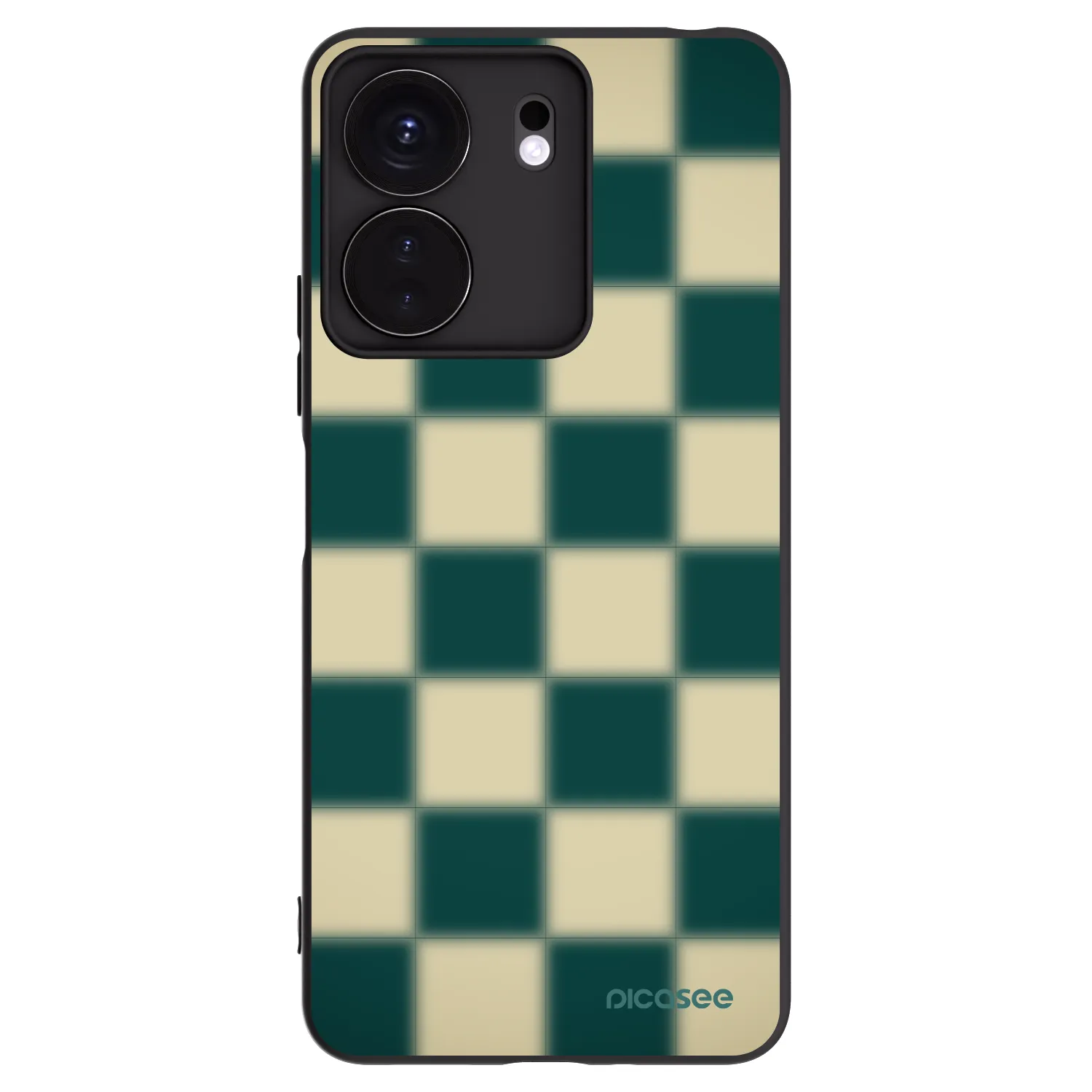 Picasee silikonski črni ovitek za Xiaomi Redmi 13C 4G - Shadow Chess