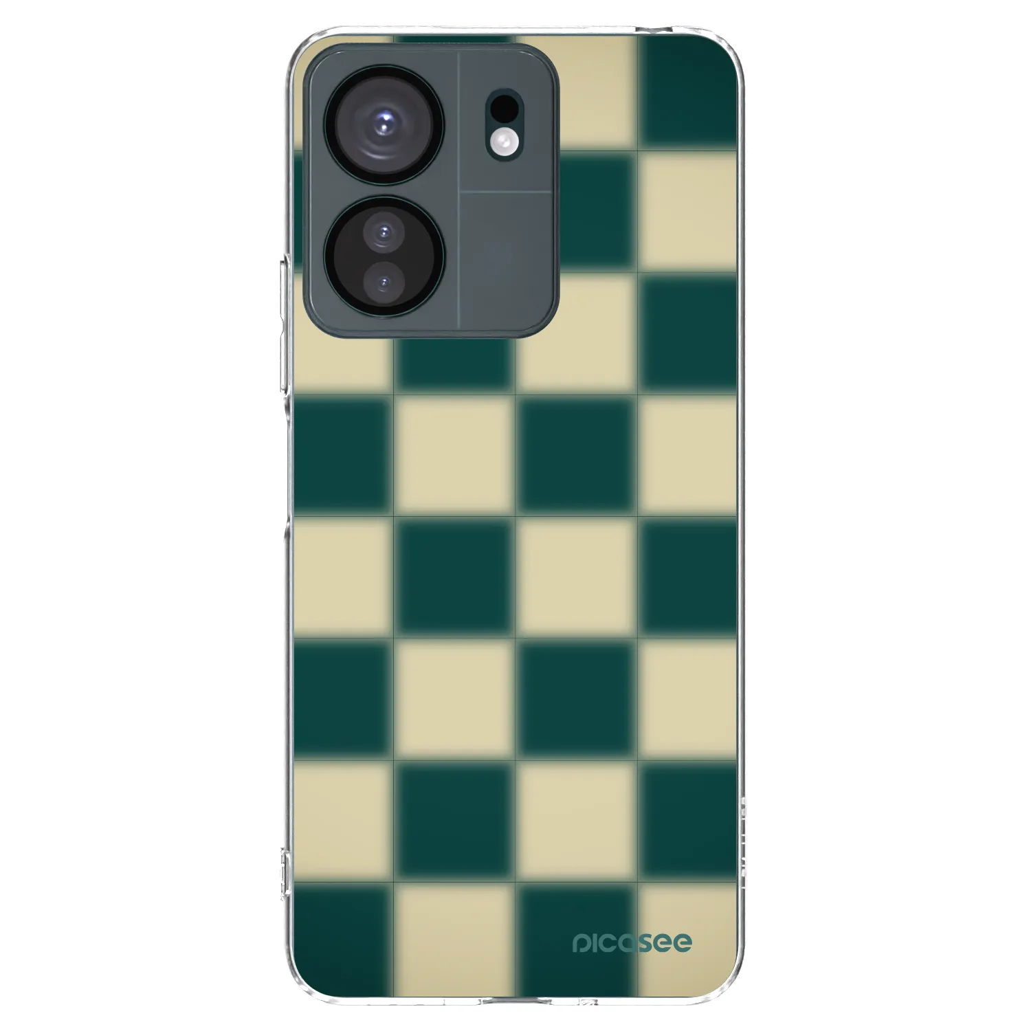 Picasee silikonski prozorni ovitek za Xiaomi Redmi 13C 4G - Shadow Chess