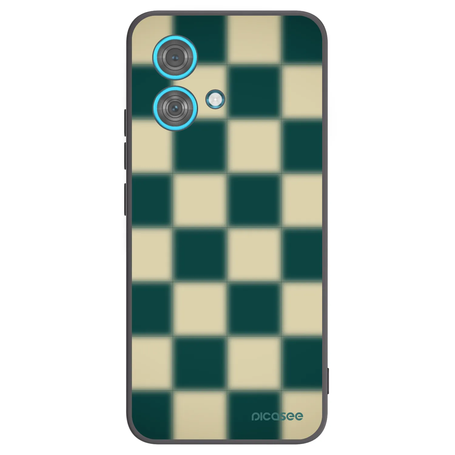 Picasee silikonski črni ovitek za Motorola Edge 40 Neo - Shadow Chess