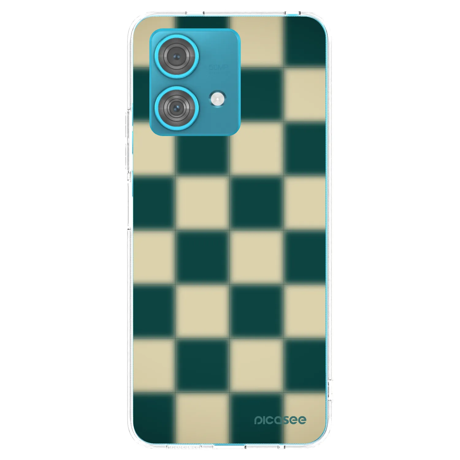 Picasee silikonski prozorni ovitek za Motorola Edge 40 Neo - Shadow Chess