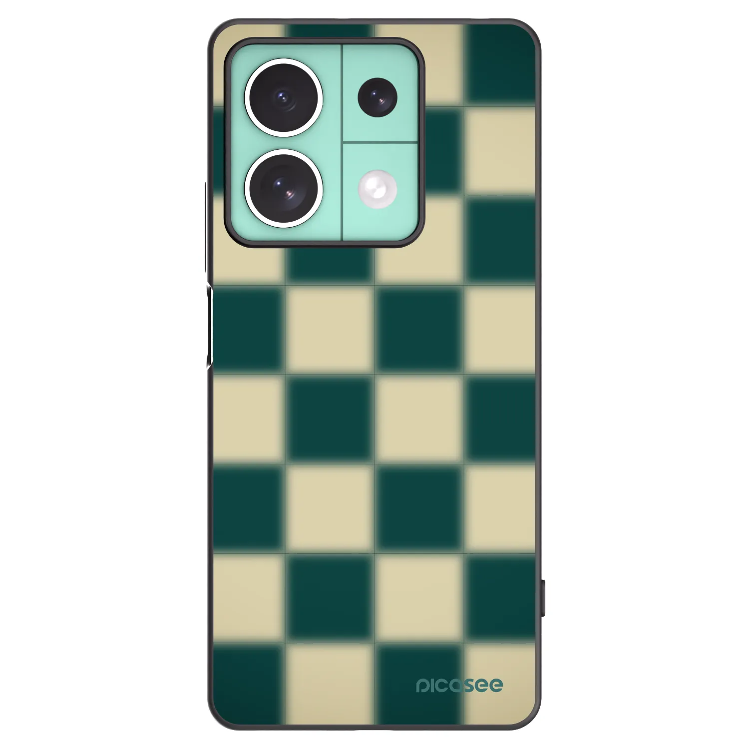 Picasee silikonski črni ovitek za Xiaomi Redmi Note 13 5G - Shadow Chess