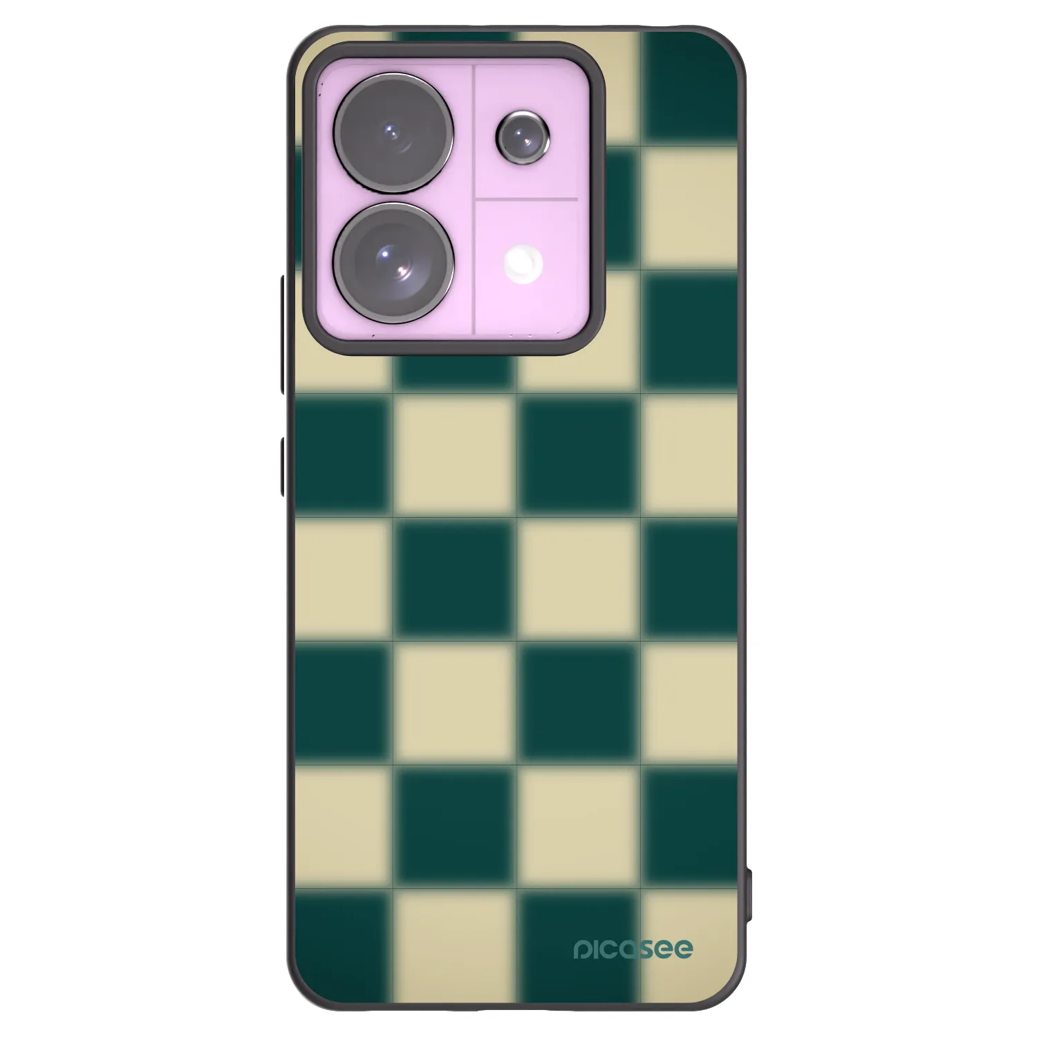 Picasee silikonski črni ovitek za Xiaomi Redmi Note 13 Pro 5G - Shadow Chess
