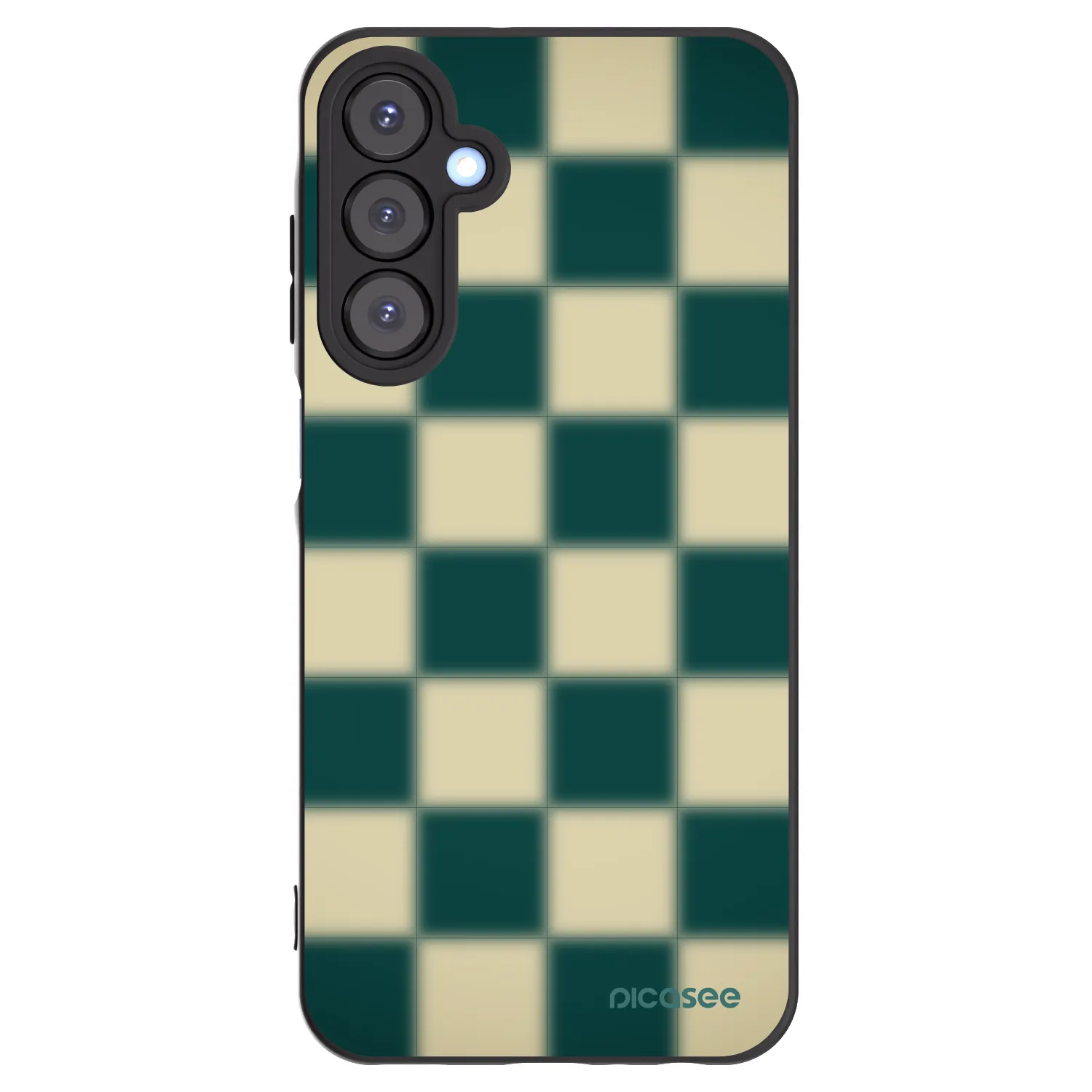 Picasee silikonski črni ovitek za Samsung Galaxy A25 A256B 5G - Shadow Chess
