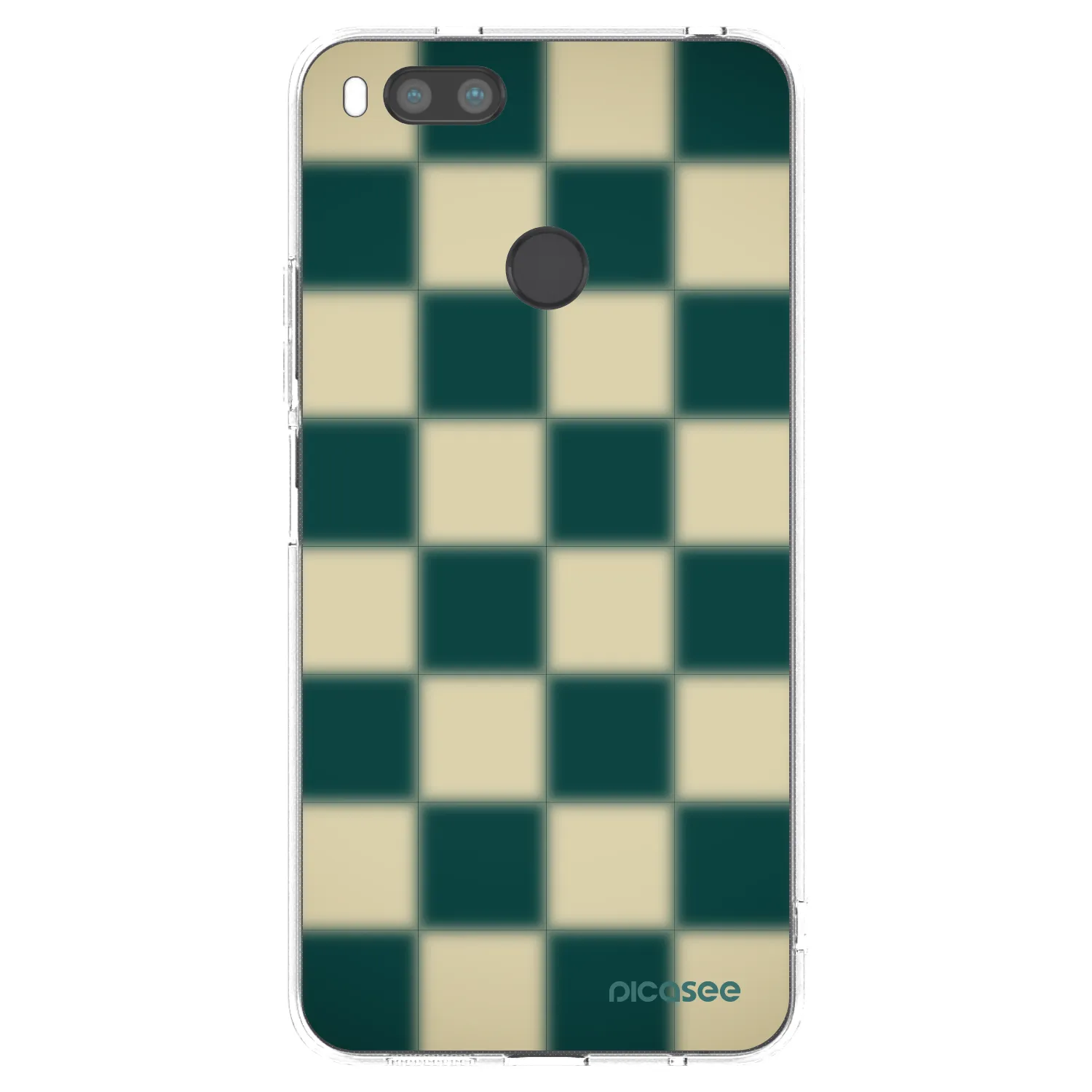 Picasee silikonski prozorni ovitek za Xiaomi Mi A1 Global - Shadow Chess