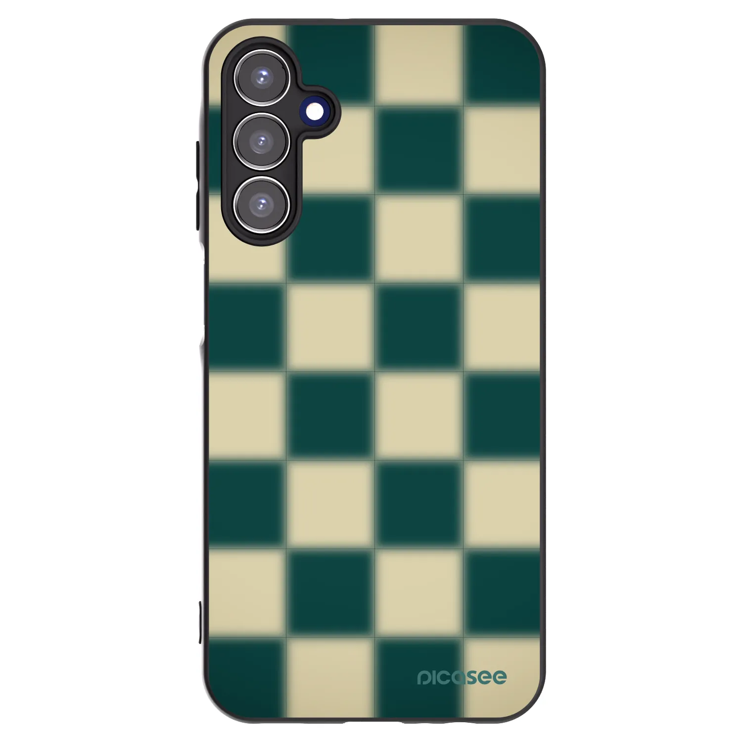 Picasee silikonski črni ovitek za Samsung Galaxy A15 A156B 5G - Shadow Chess