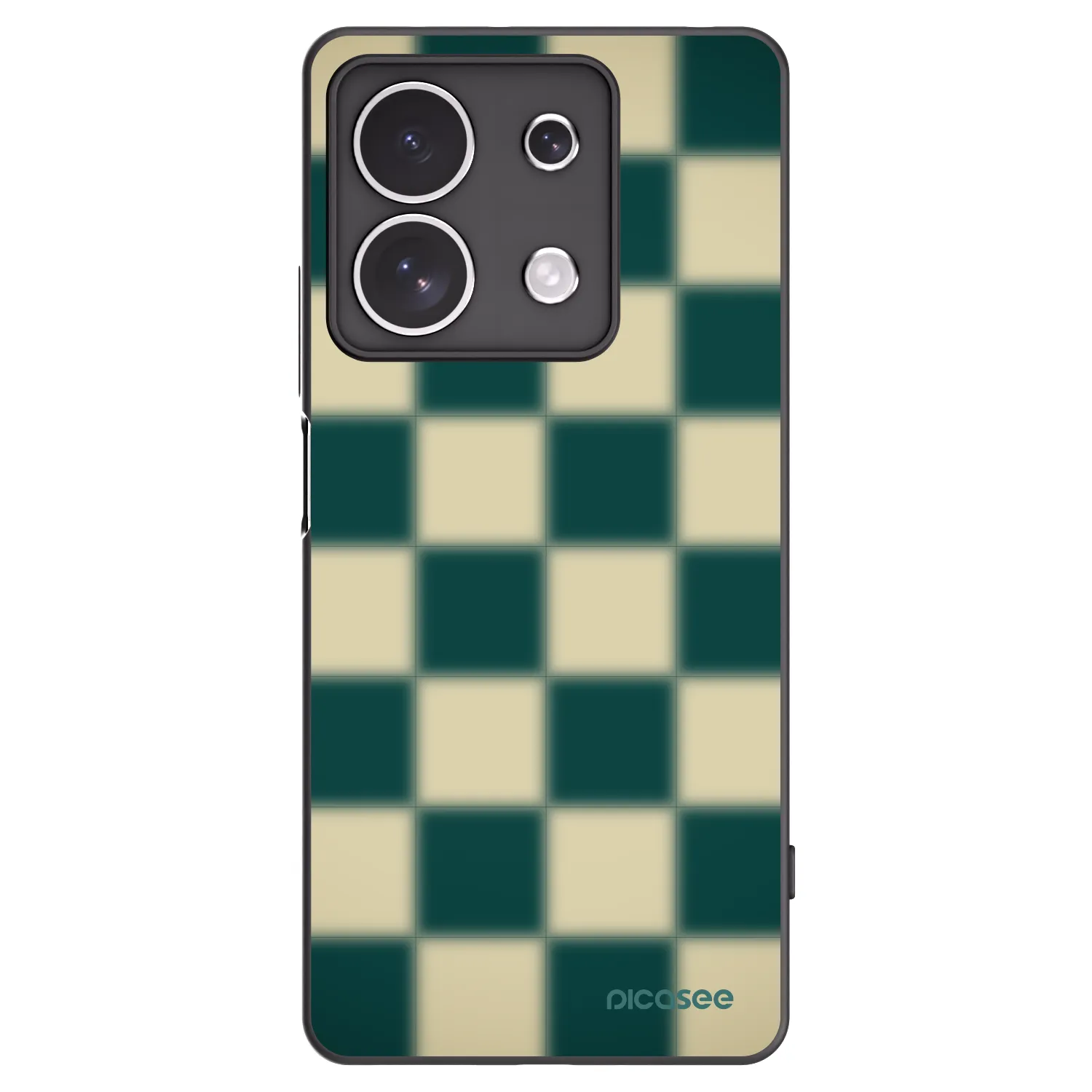 Picasee silikonski črni ovitek za Xiaomi Redmi Note 13 4G - Shadow Chess