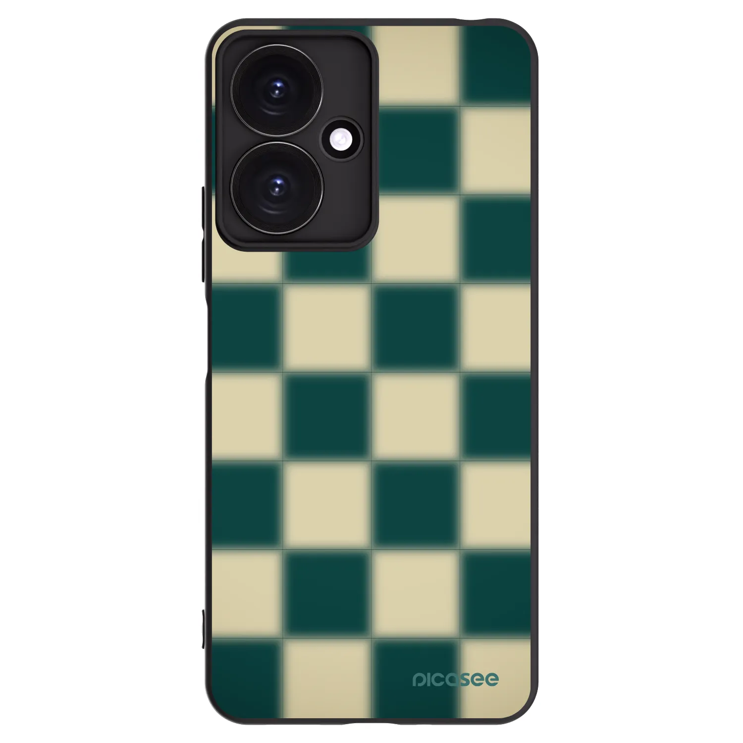 Picasee silikonski črni ovitek za Xiaomi Redmi 13C 5G - Shadow Chess