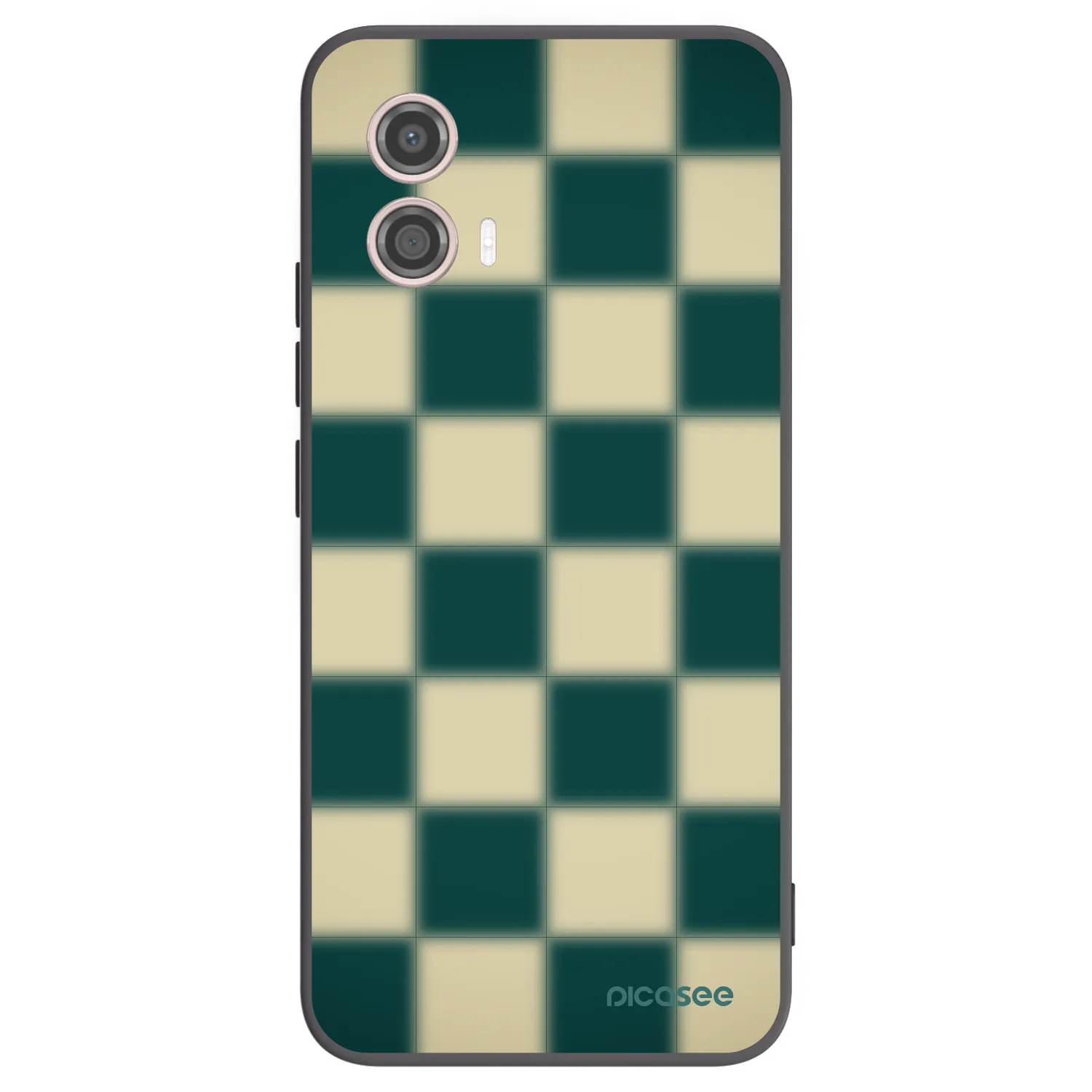 Picasee silikonski črni ovitek za Motorola Moto G53 5G - Shadow Chess