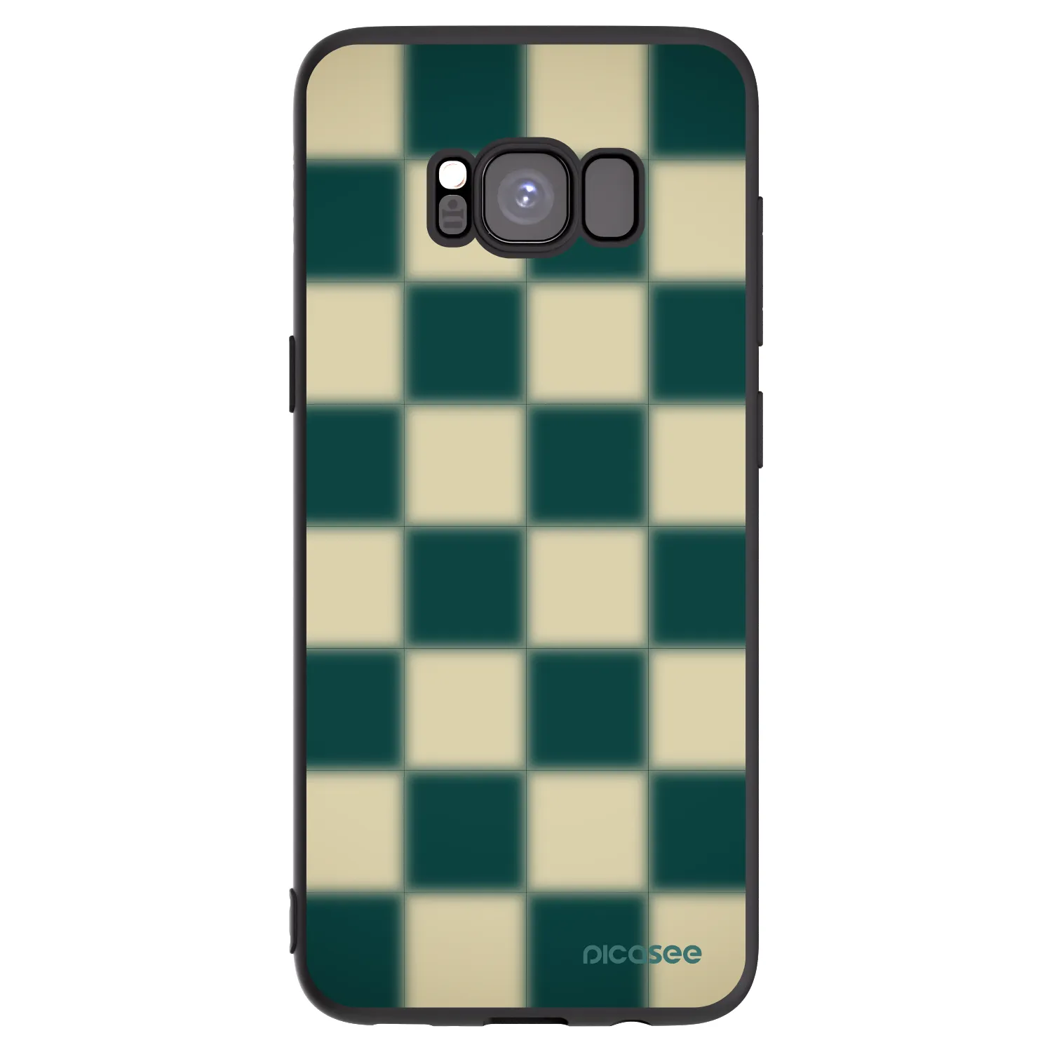 Picasee silikonski črni ovitek za Samsung Galaxy S8 G950F - Shadow Chess