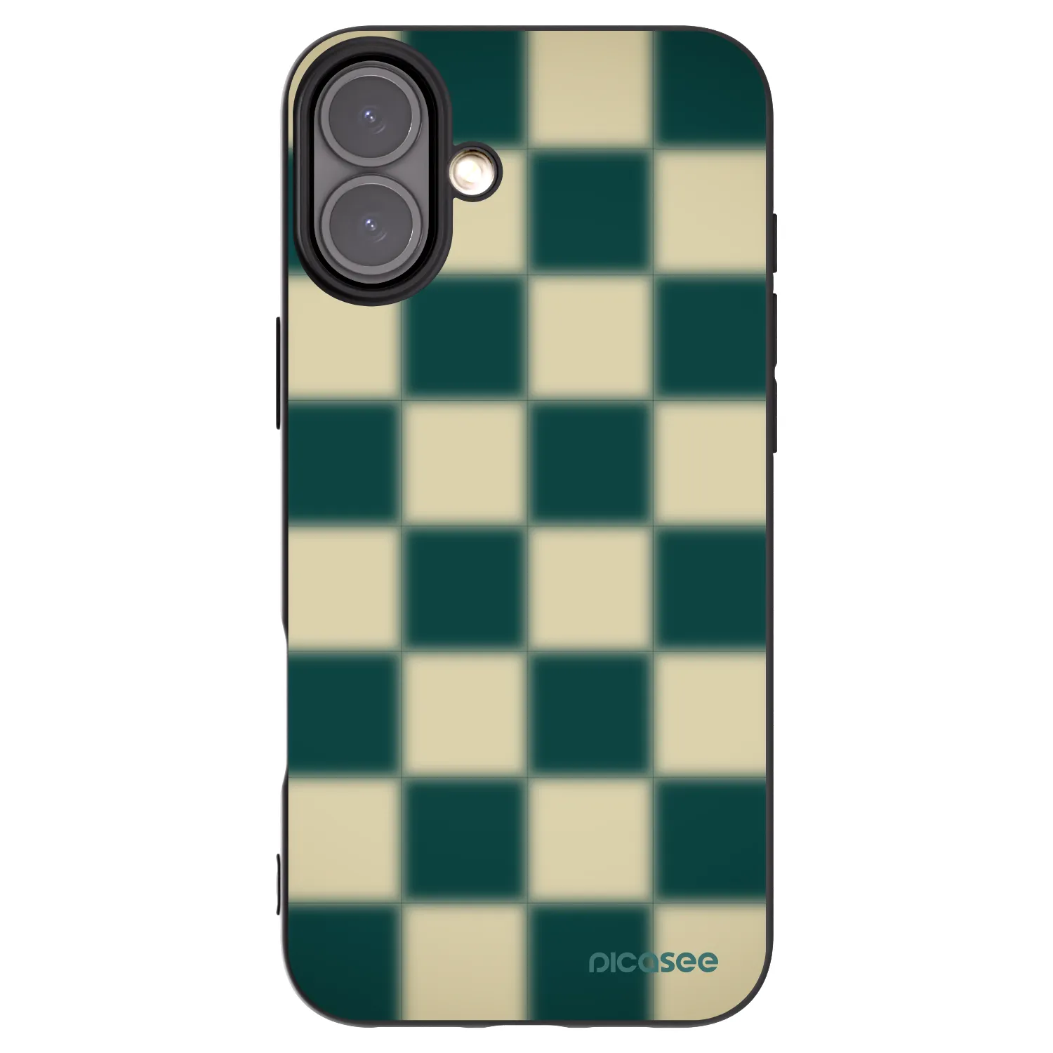 Picasee silikonski črni ovitek za Apple iPhone 16 Plus - Shadow Chess