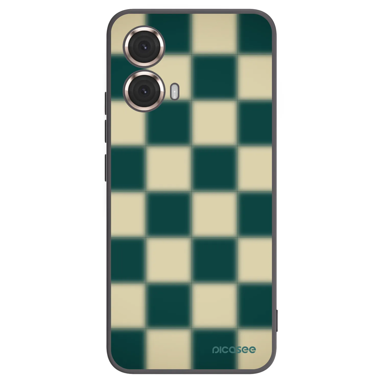 Picasee silikonski črni ovitek za Motorola Moto G85 - Shadow Chess