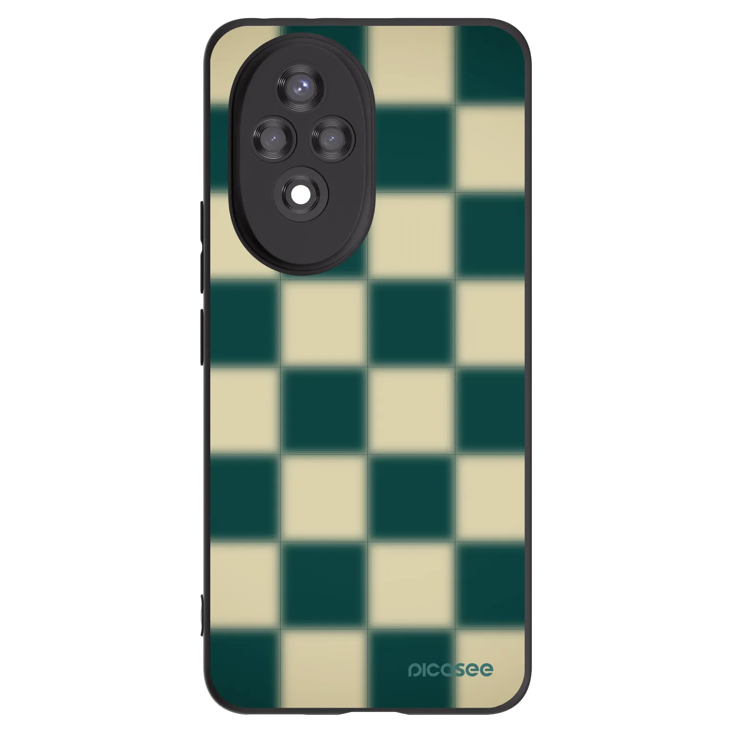 Picasee silikonski črni ovitek za Honor 200 Pro 5G - Shadow Chess