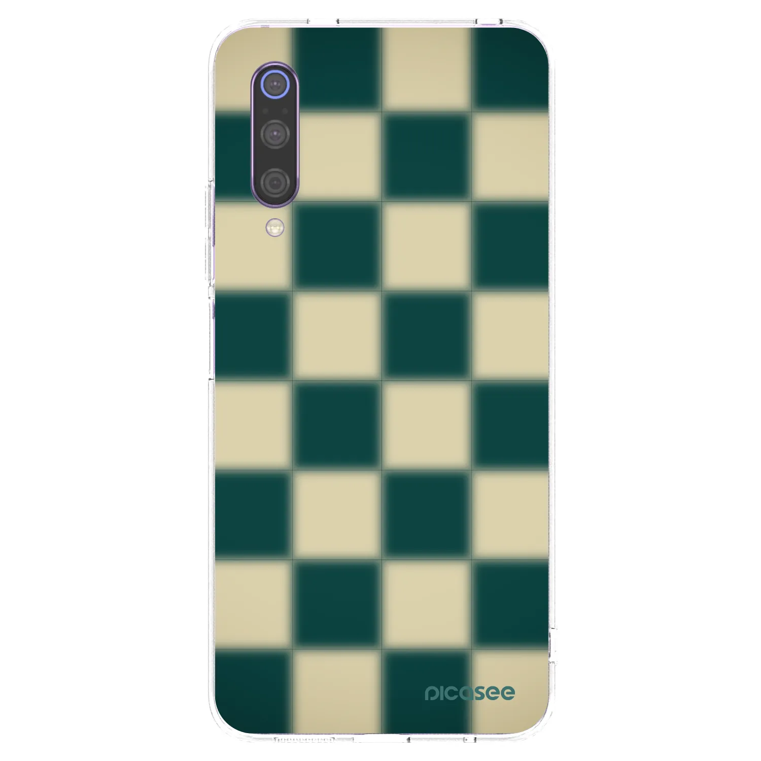 Picasee silikonski prozorni ovitek za Xiaomi Mi 9 - Shadow Chess