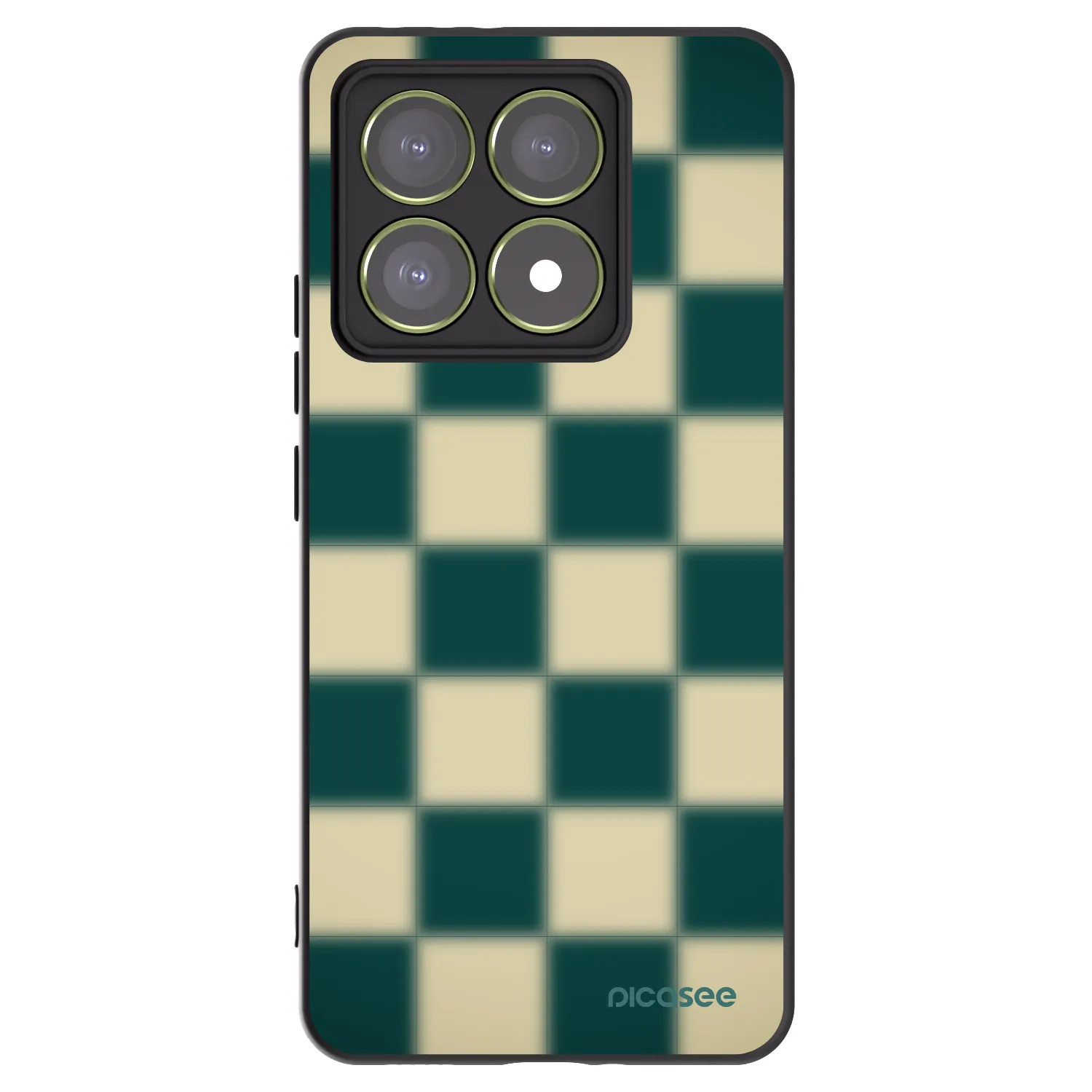 Picasee silikonski črni ovitek za Xiaomi 14T - Shadow Chess