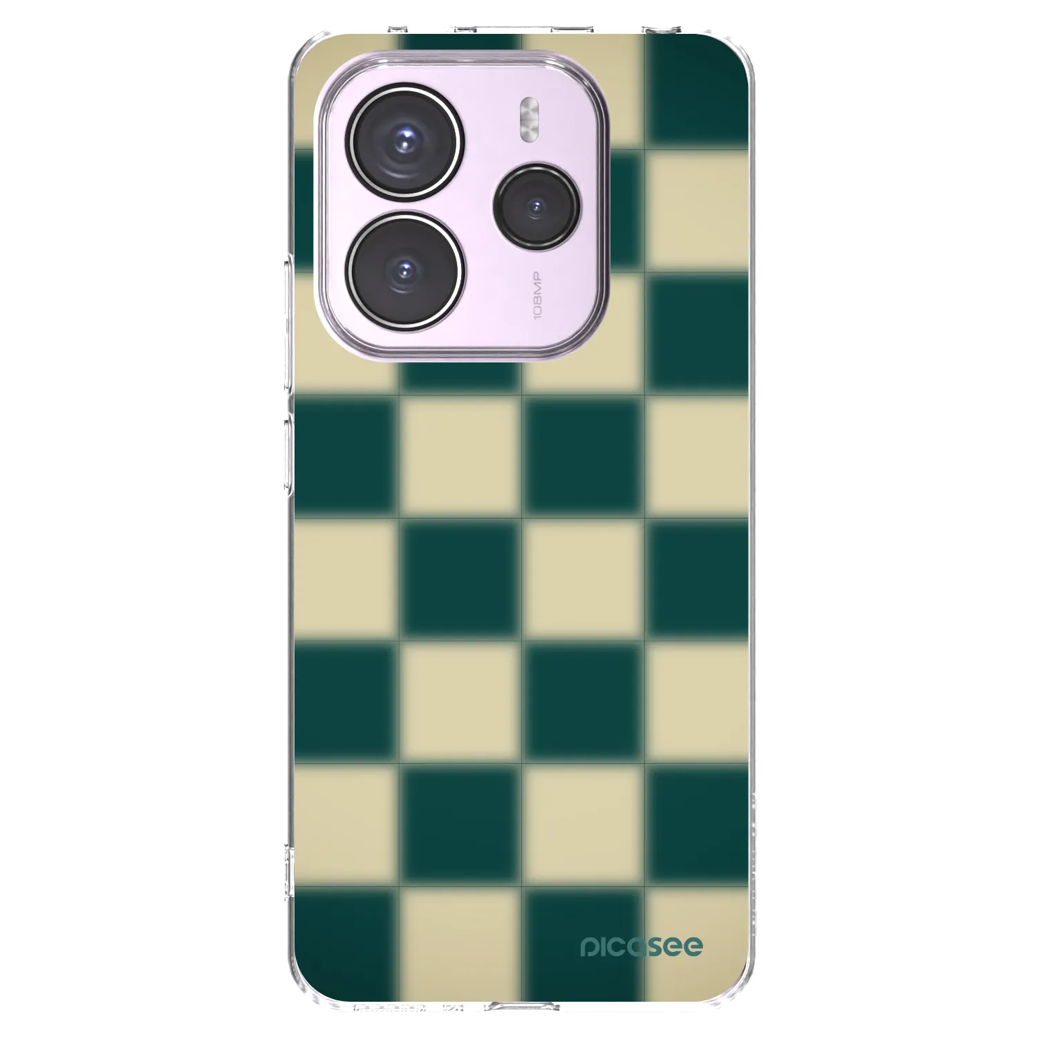 Picasee silikonski prozorni ovitek za Xiaomi Redmi Note 14 5G - Shadow Chess
