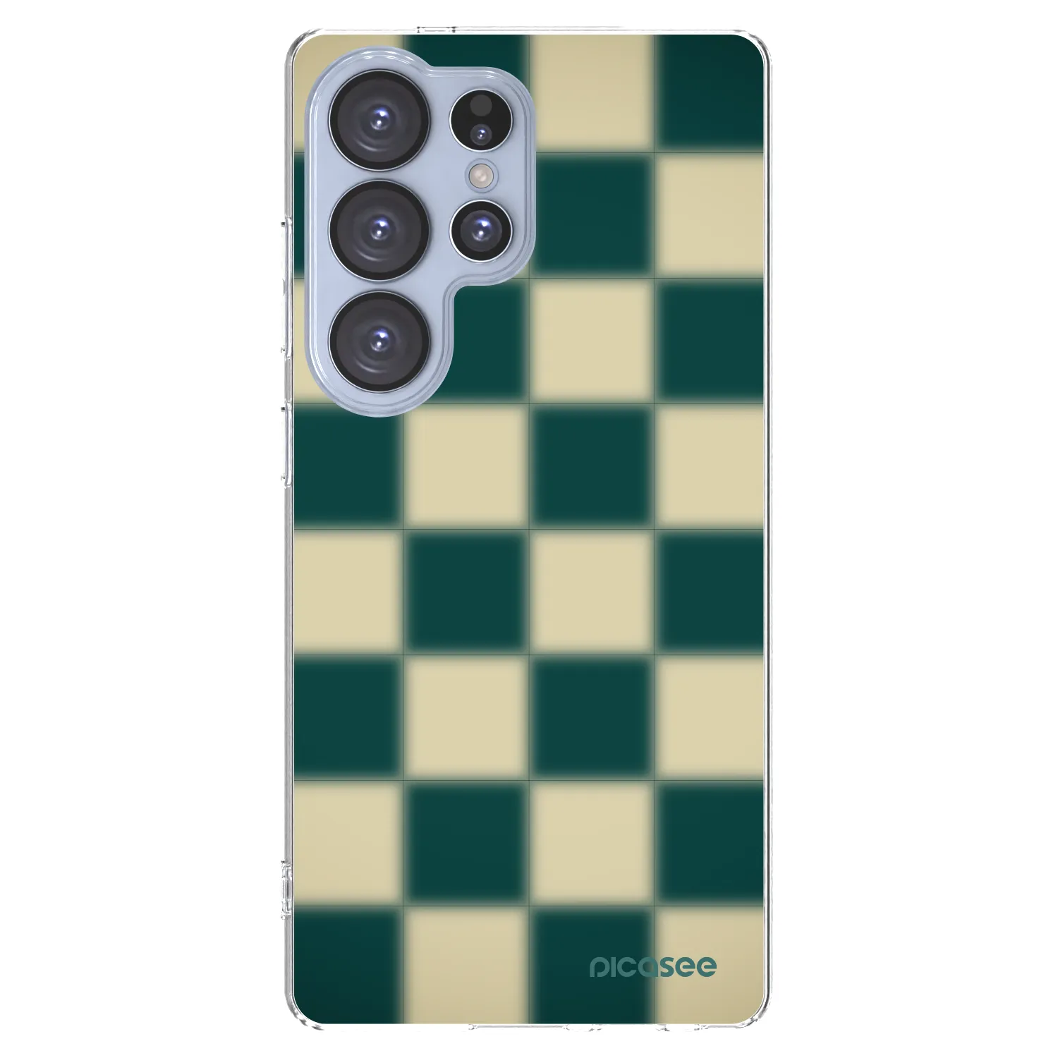 Picasee silikonski prozorni ovitek za Samsung Galaxy S25 Ultra 5G - Shadow Chess
