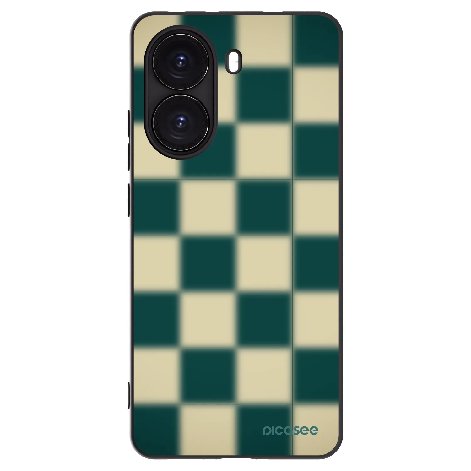 Picasee silikonski črni ovitek za Xiaomi Poco X7 Pro 5G - Shadow Chess