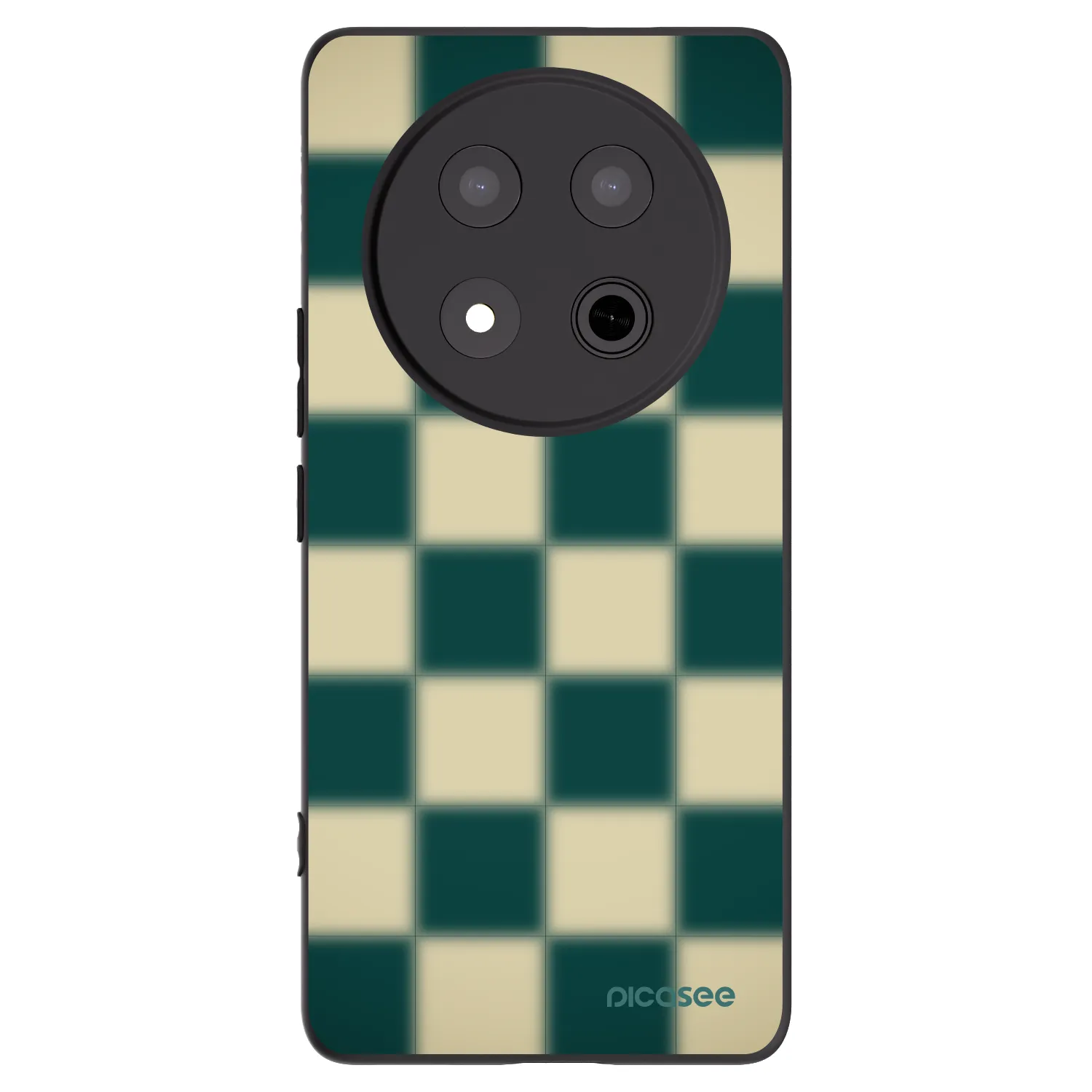 Picasee silikonski črni ovitek za Honor Magic7 Lite 5G - Shadow Chess