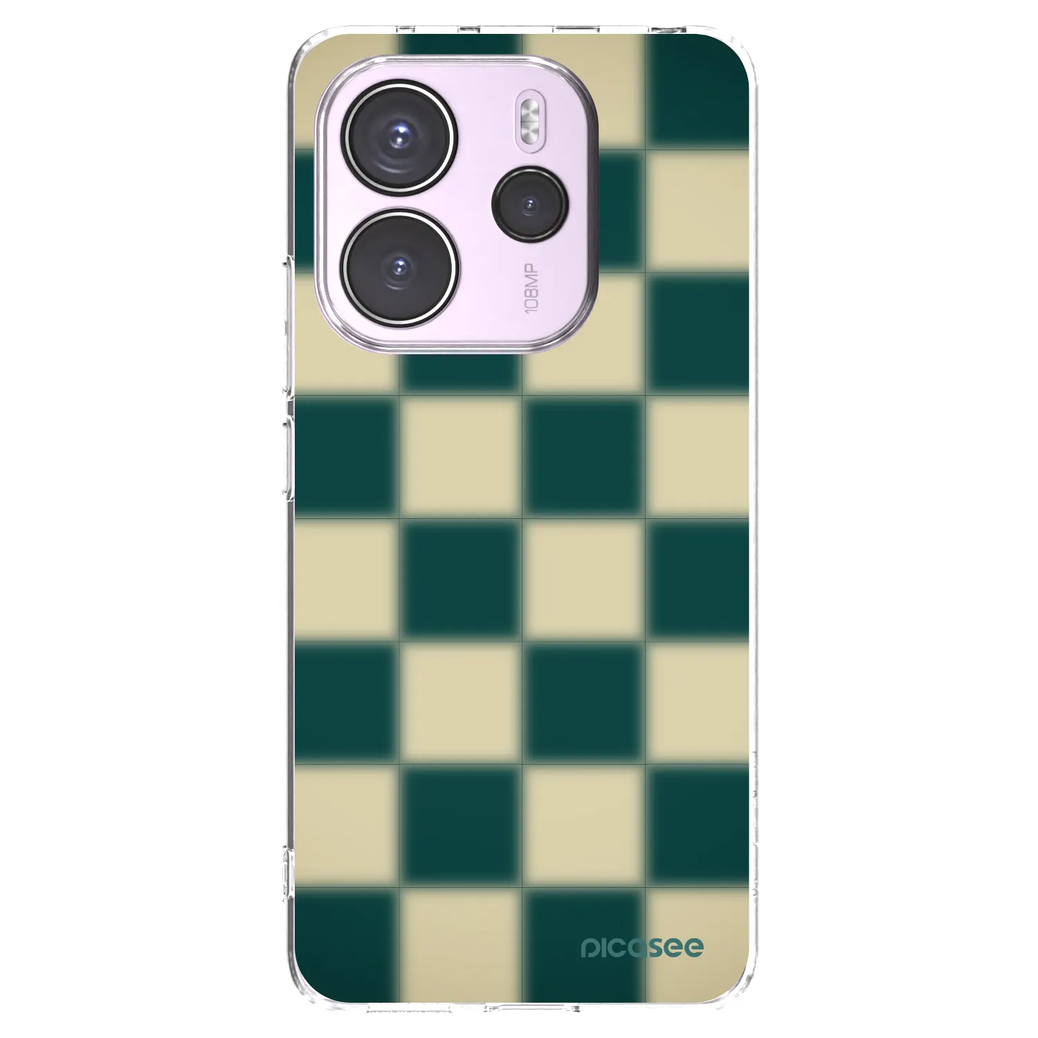 Picasee silikonski prozorni ovitek za Xiaomi Redmi Note 14 4G - Shadow Chess