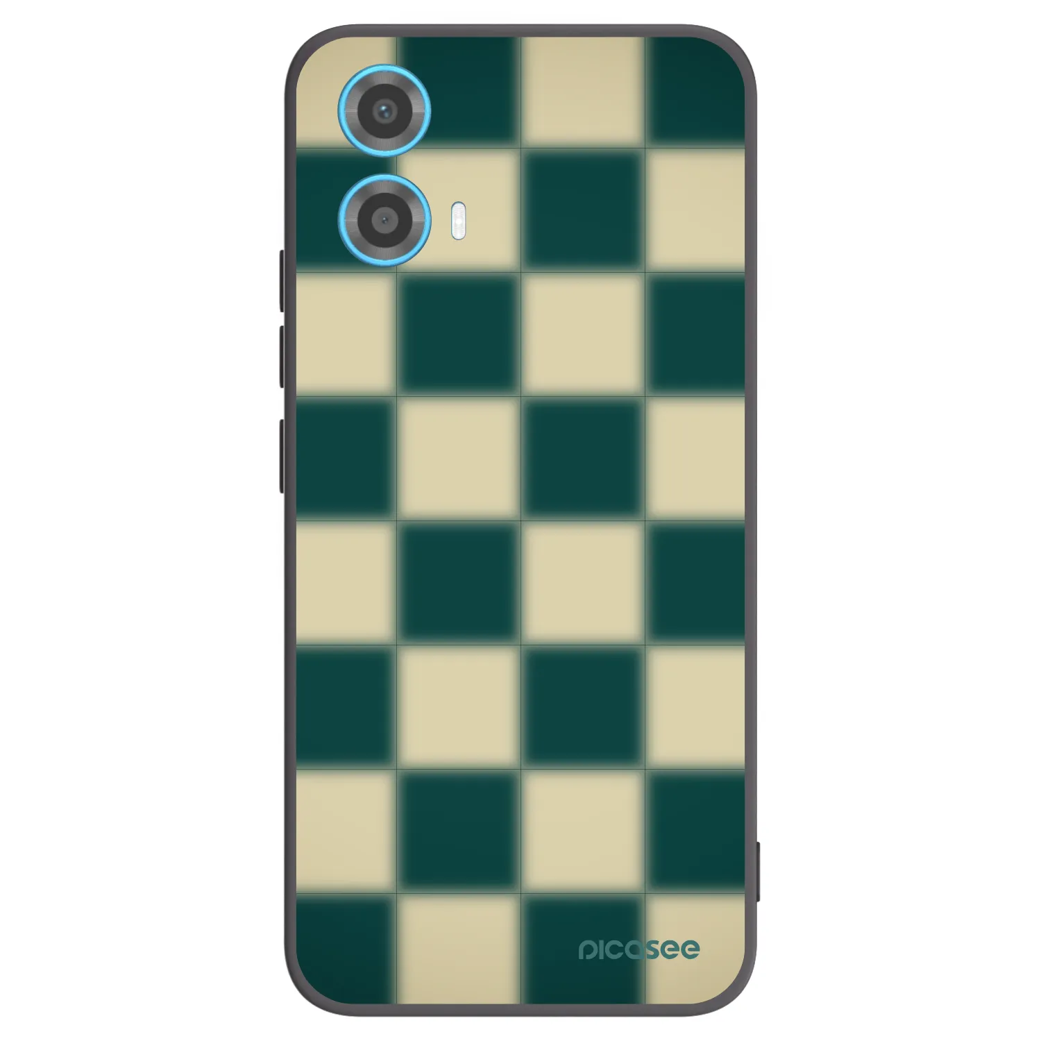 Picasee silikonski črni ovitek za Motorola Moto G34 5G - Shadow Chess