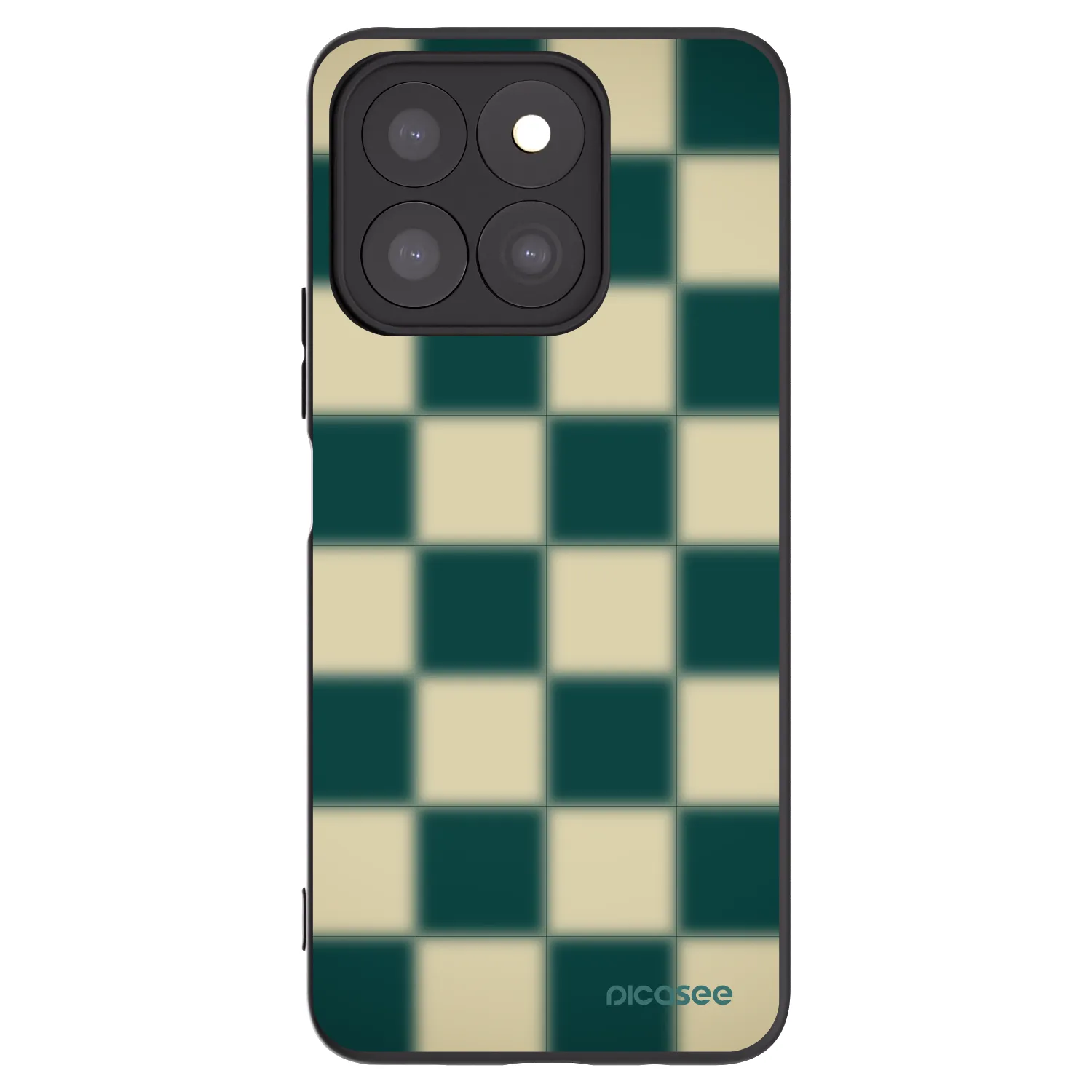 Picasee silikonski črni ovitek za Honor X8c - Shadow Chess