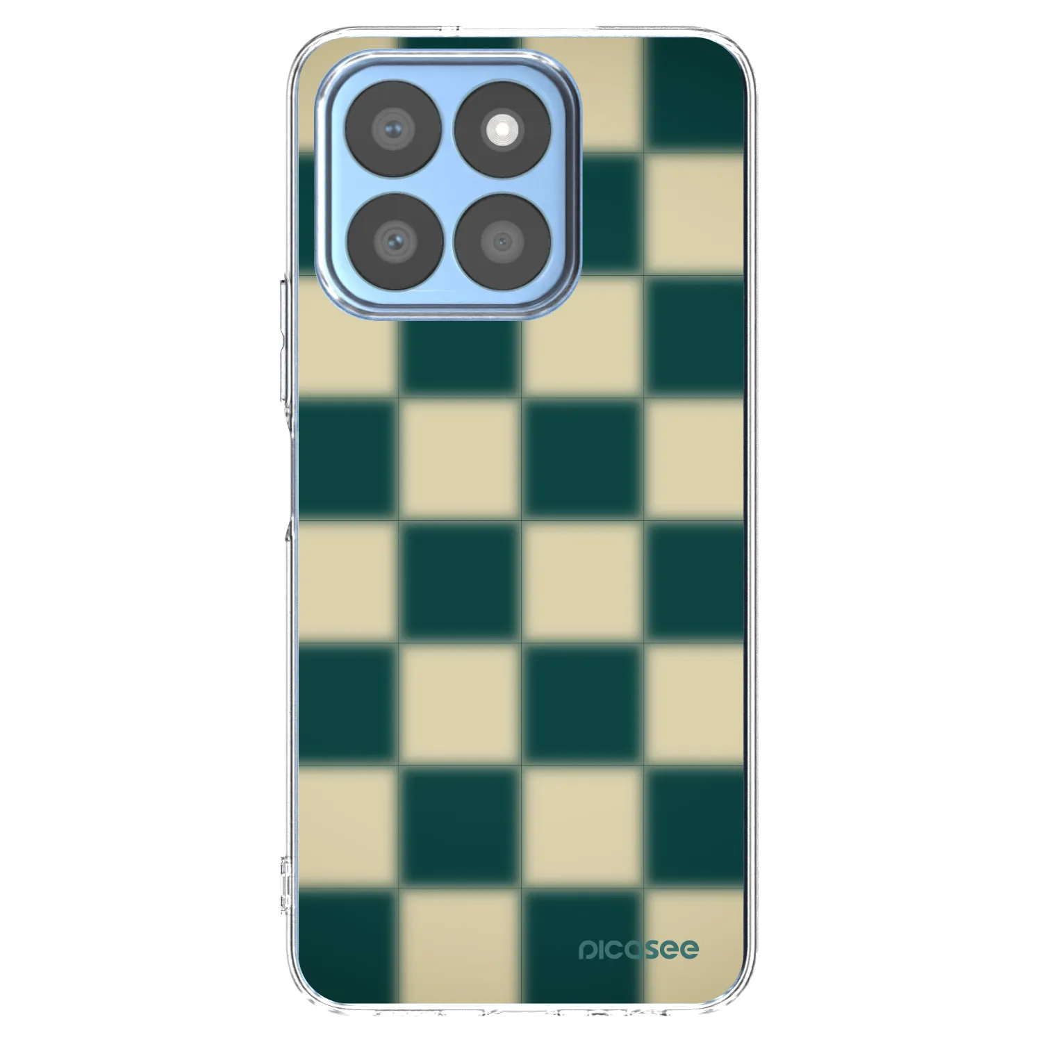 Picasee silikonski prozorni ovitek za Honor X8c - Shadow Chess