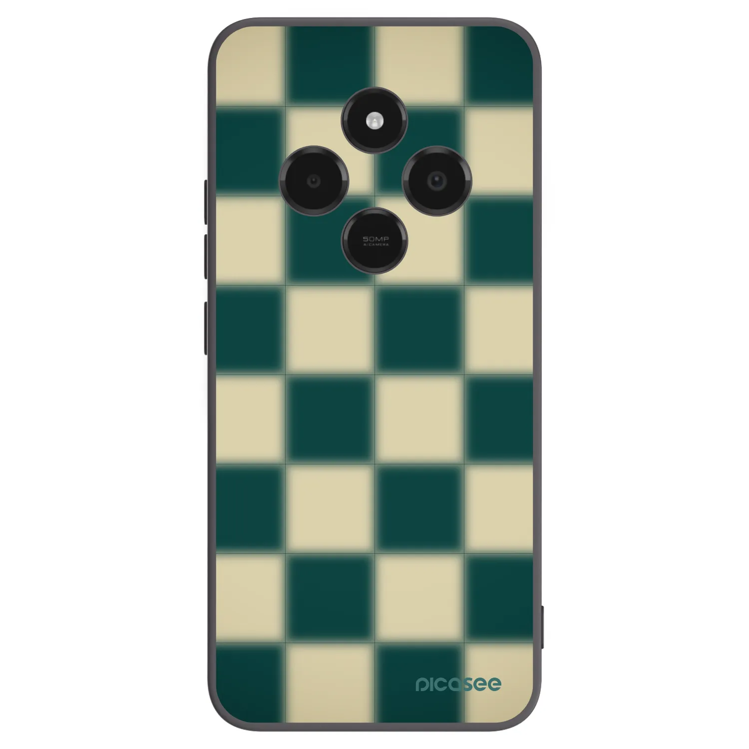 Picasee silikonski črni ovitek za Xiaomi Poco C75 - Shadow Chess