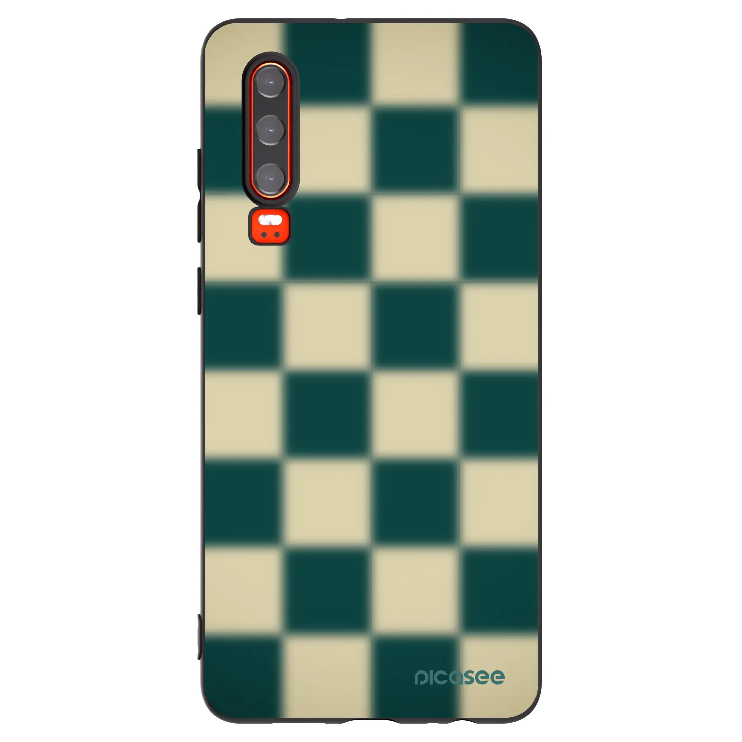 Picasee silikonski črni ovitek za Huawei P30 - Shadow Chess
