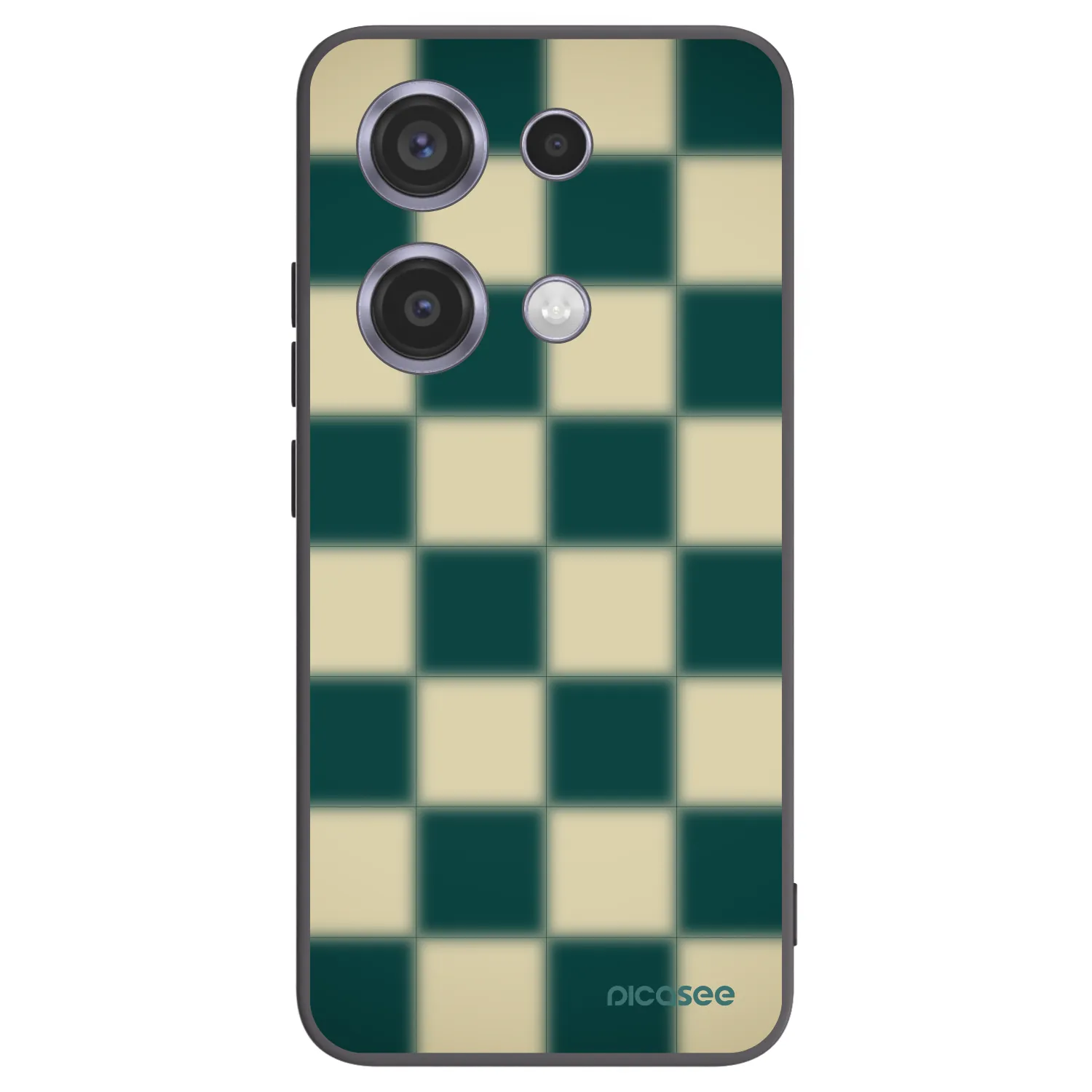 Picasee silikonski črni ovitek za Xiaomi Redmi Note 14S - Shadow Chess