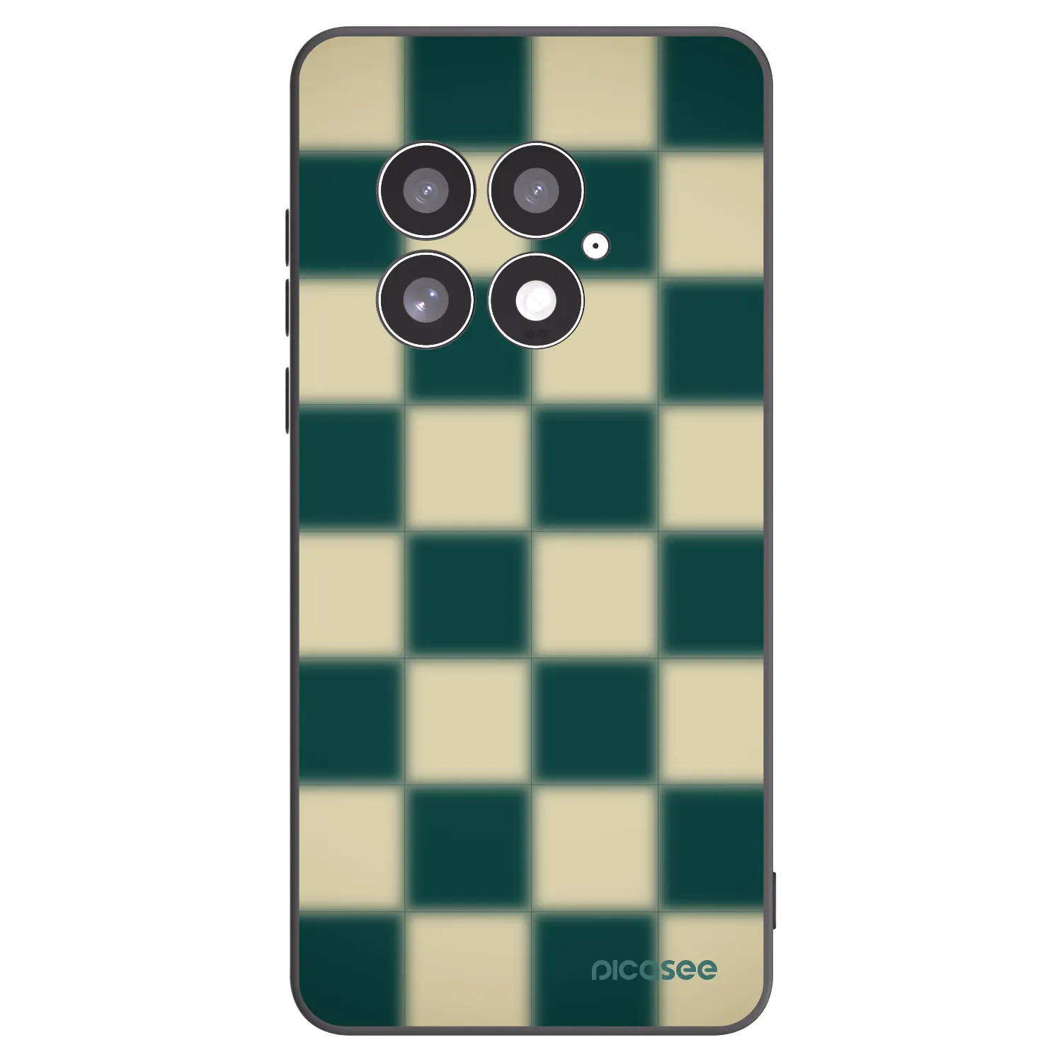 Picasee silikonski črni ovitek za OnePlus 13 5G - Shadow Chess