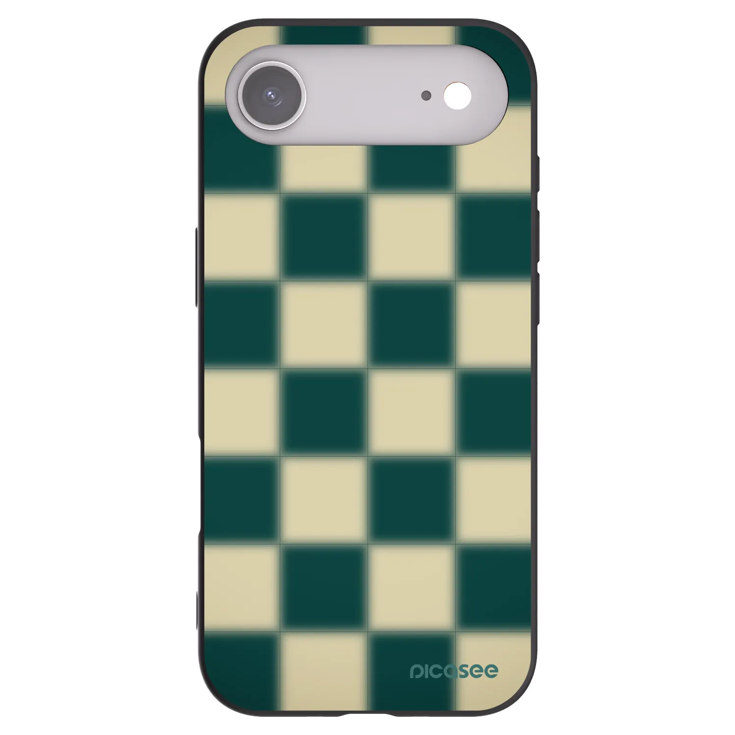 Picasee silikonski črni ovitek za Apple iPhone Air - Shadow Chess