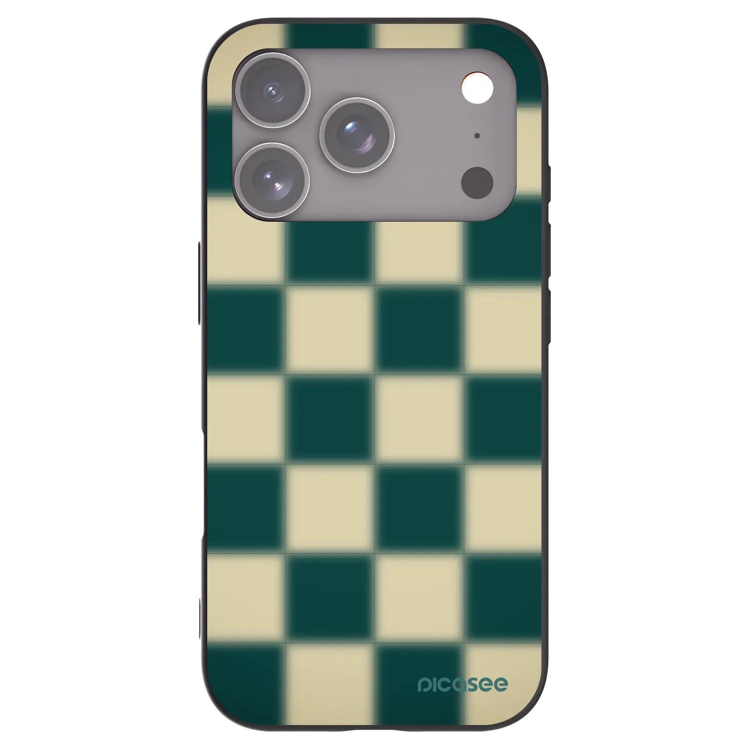 Picasee silikonski črni ovitek za Apple iPhone 17 Pro - Shadow Chess