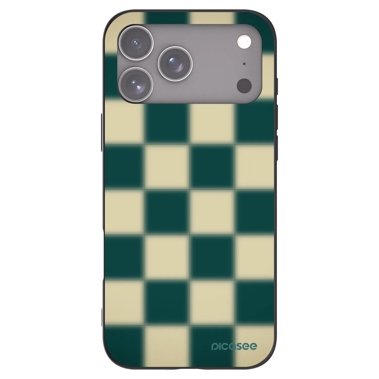 Picasee silikonski črni ovitek za Apple iPhone 17 Pro Max - Shadow Chess