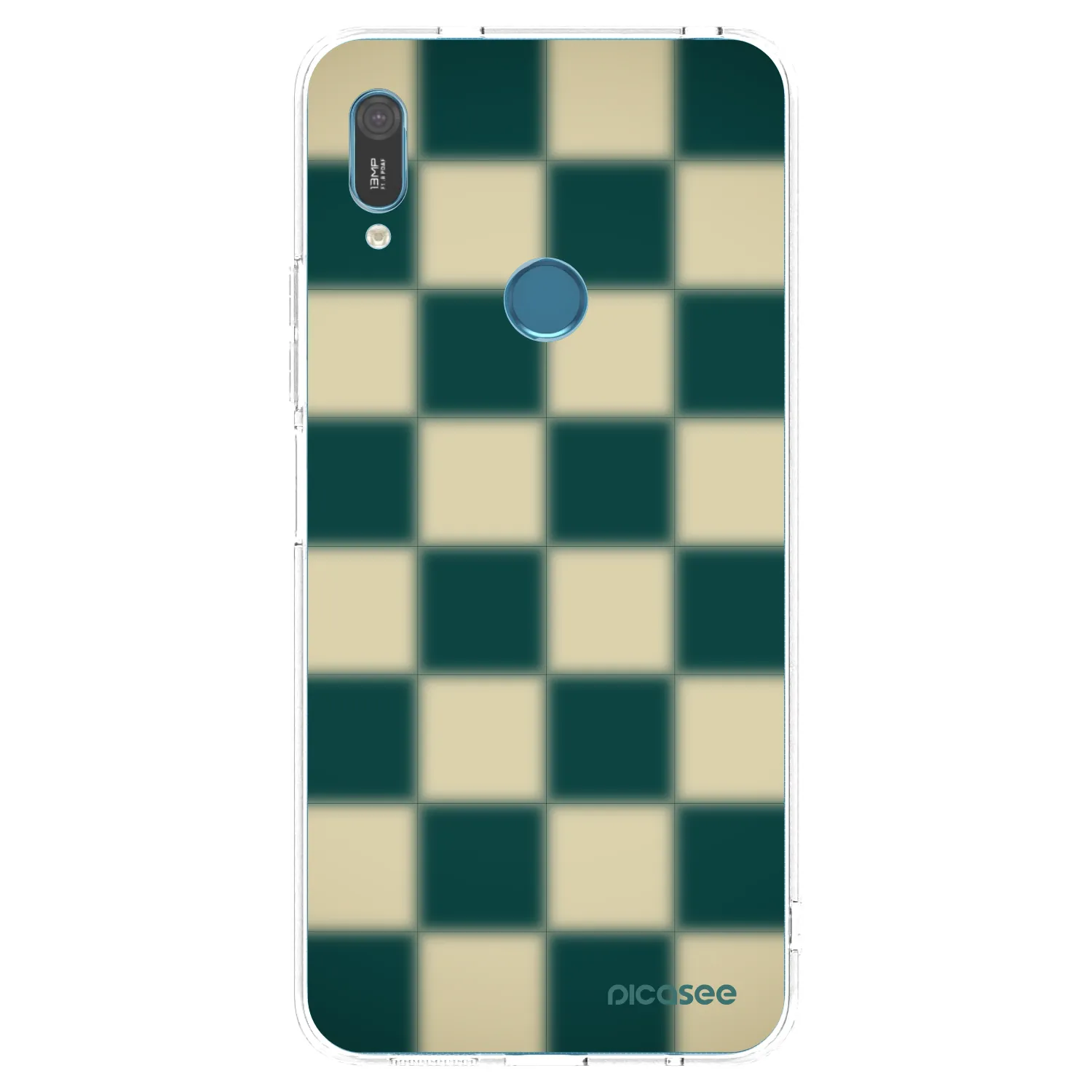 Picasee silikonski prozorni ovitek za Huawei Y6 2019 - Shadow Chess