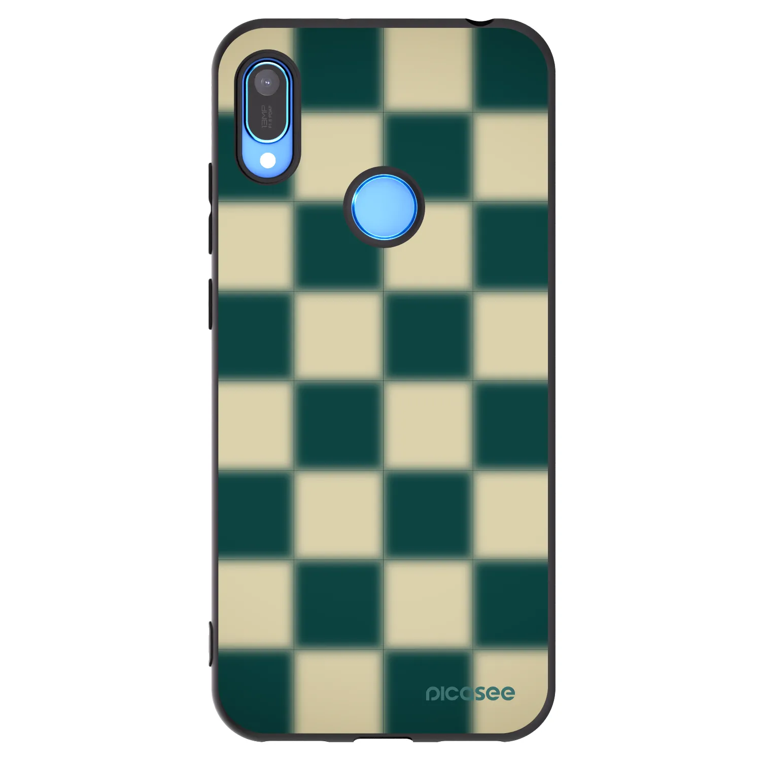 Picasee silikonski črni ovitek za Huawei Y6 2019 - Shadow Chess