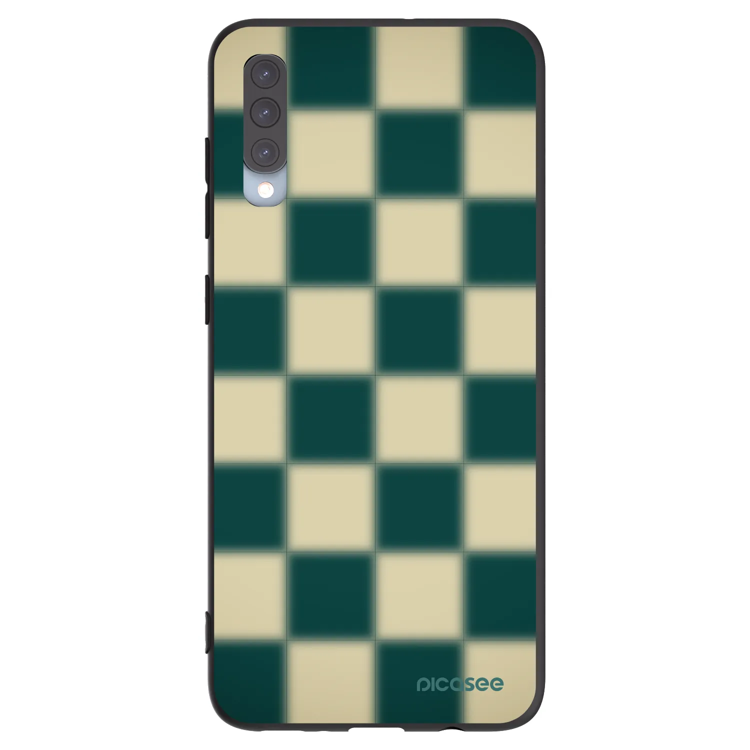 Picasee silikonski črni ovitek za Samsung Galaxy A70 A705F - Shadow Chess