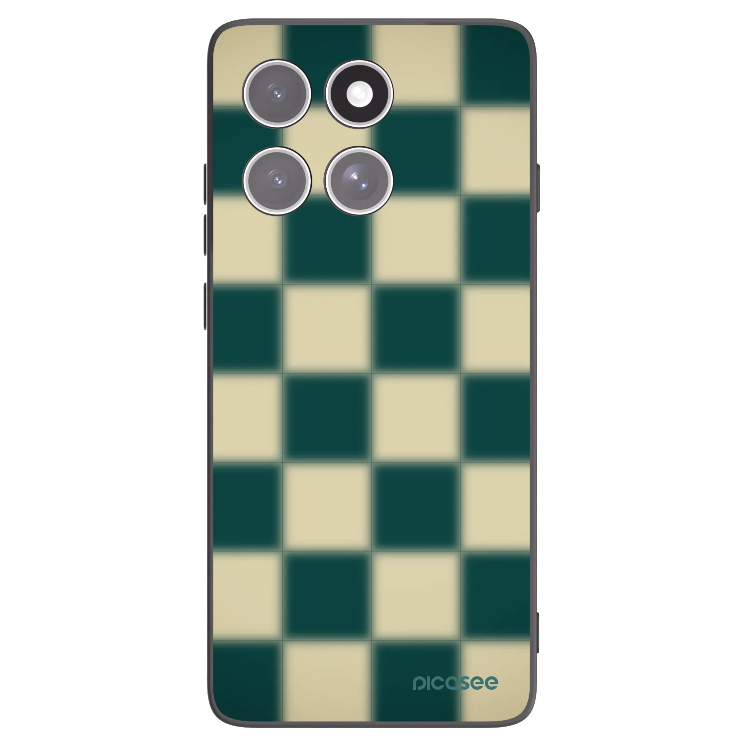 Picasee silikonski črni ovitek za Motorola Edge 60 Pro - Shadow Chess