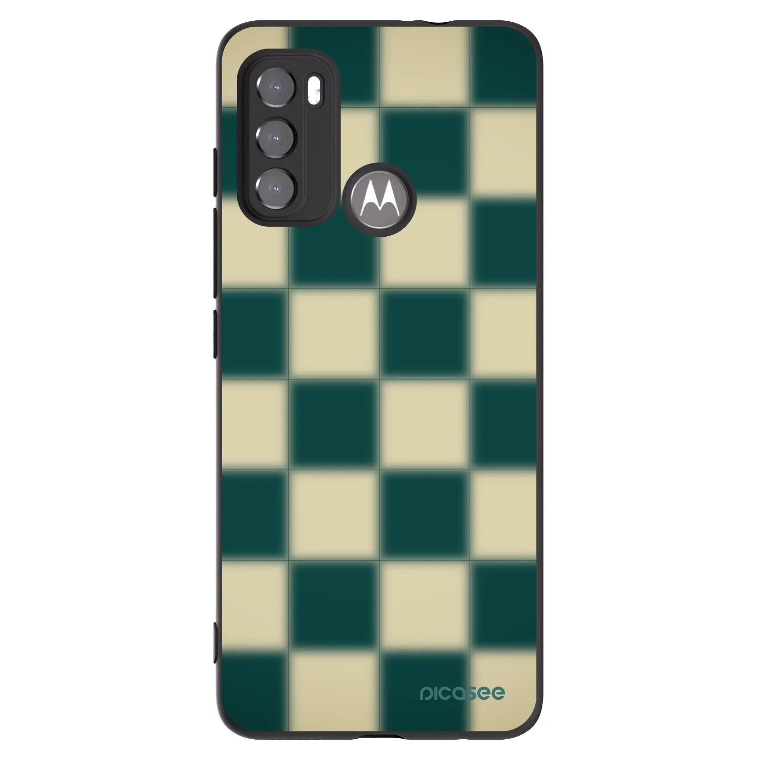 Picasee silikonski črni ovitek za Motorola Edge 60 5G - Shadow Chess