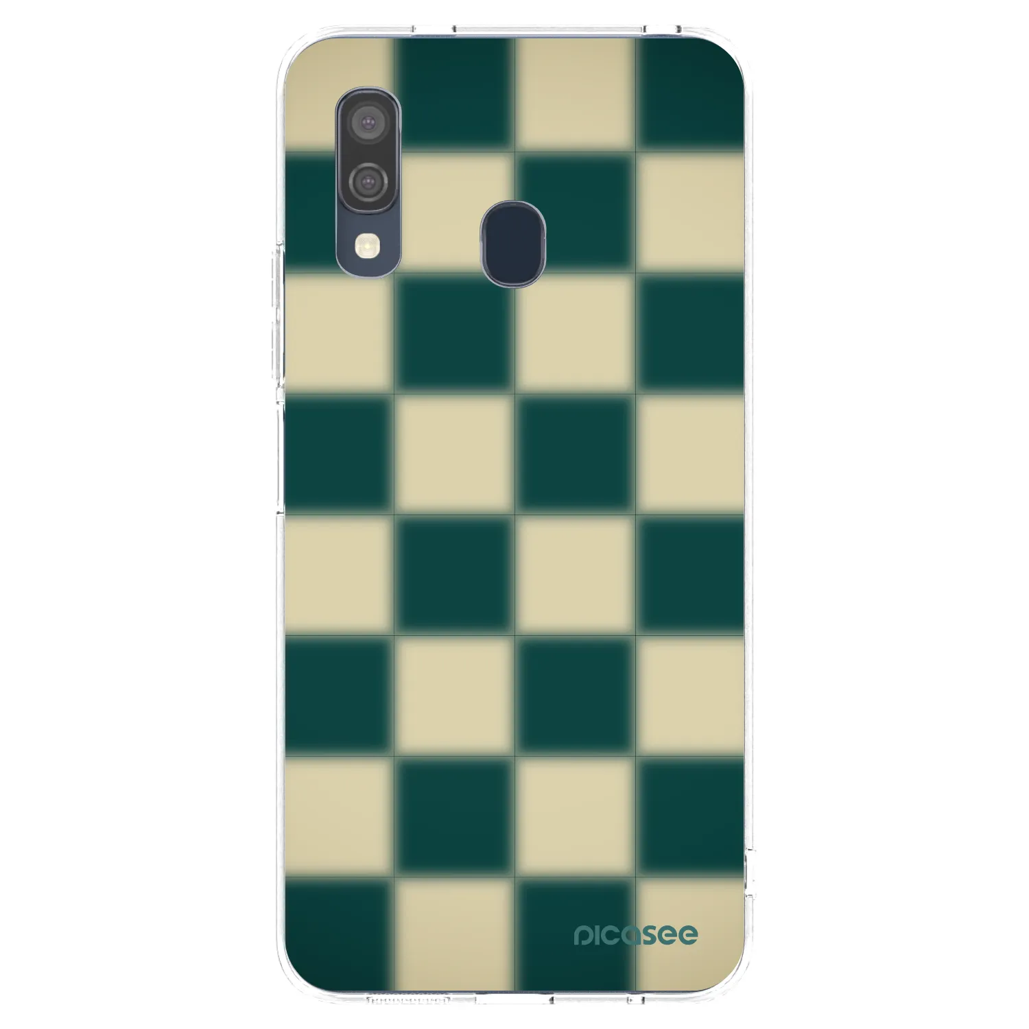 Picasee silikonski prozorni ovitek za Samsung Galaxy A40 A405F - Shadow Chess