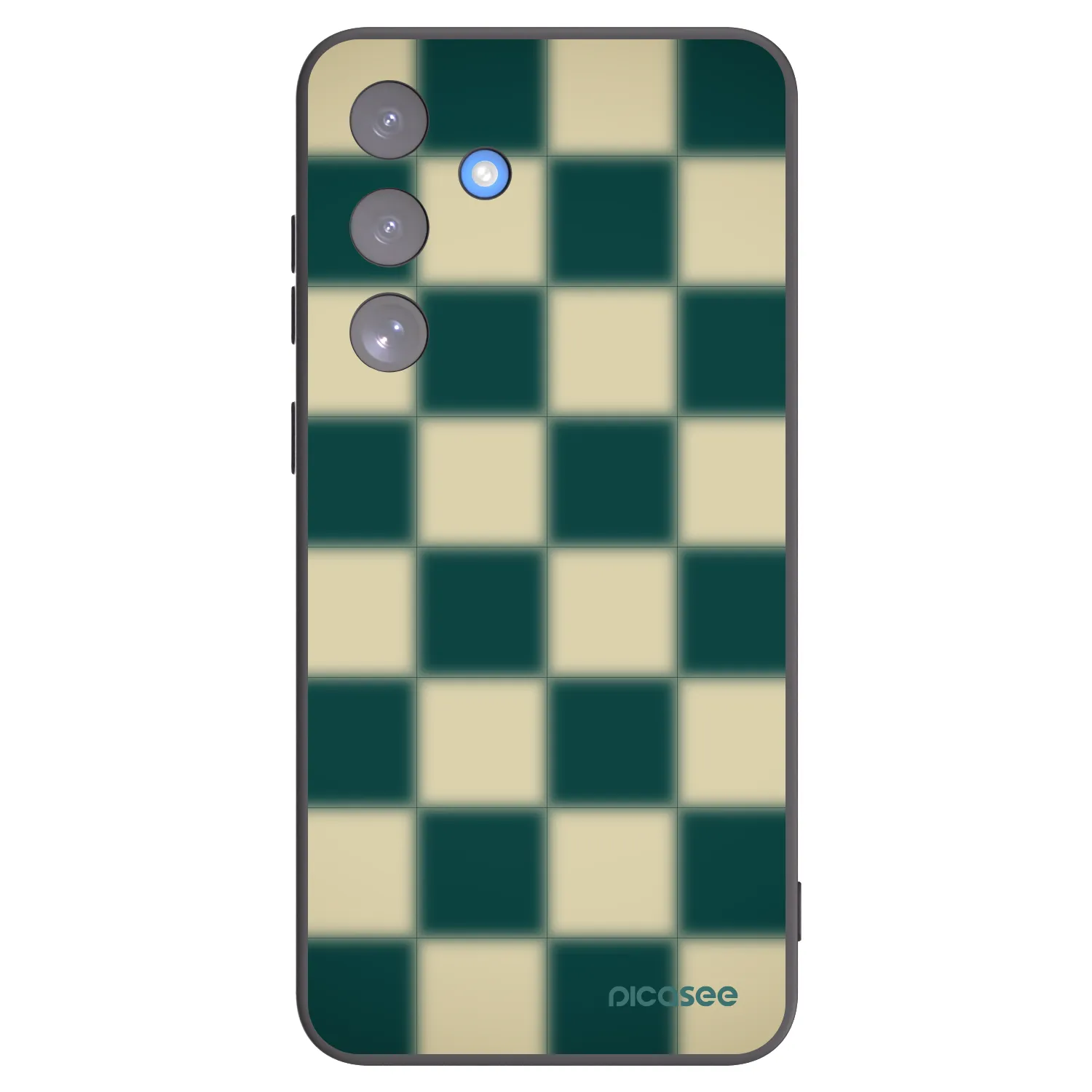 Picasee silikonski črni ovitek za Samsung Galaxy S25 FE 5G - Shadow Chess