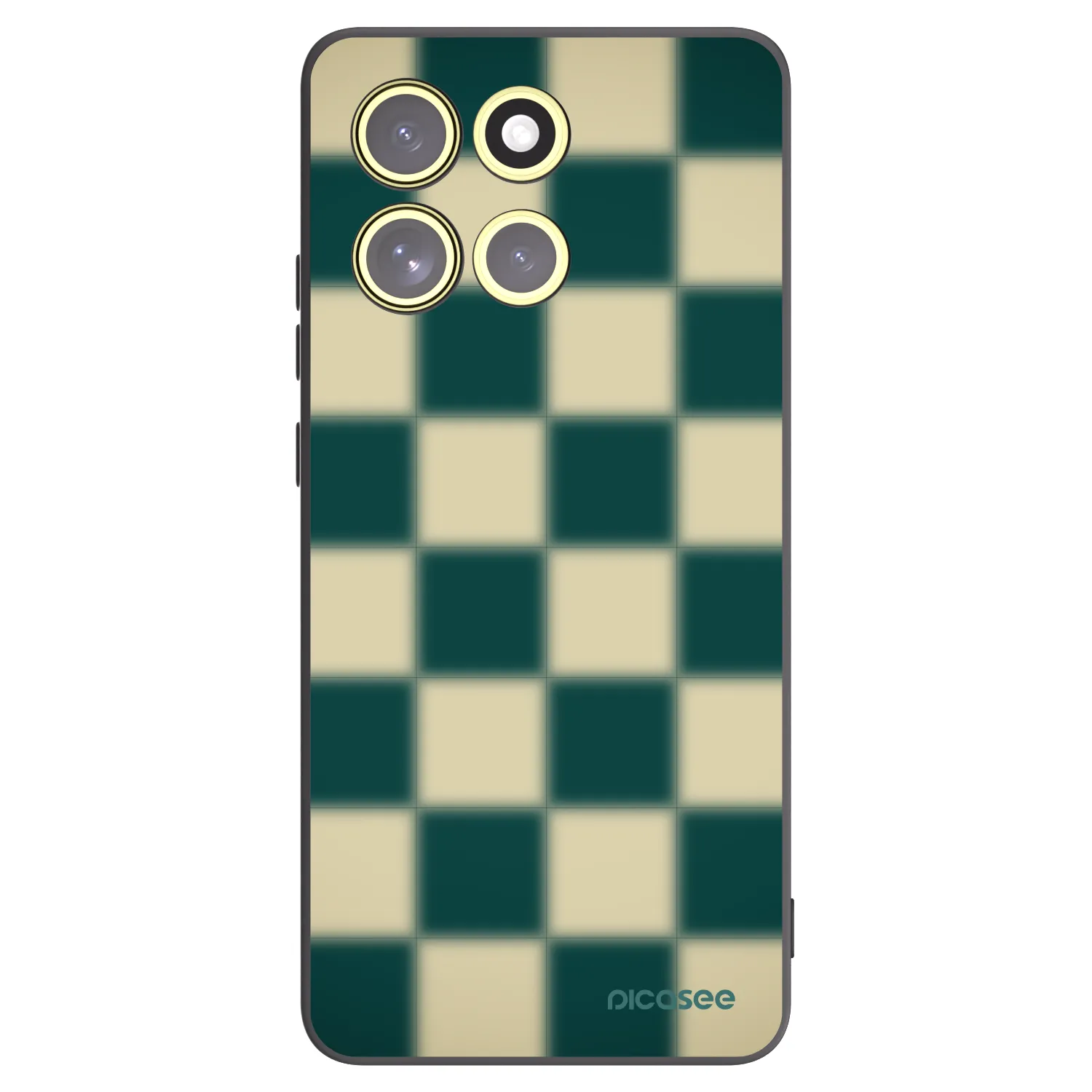 Picasee silikonski črni ovitek za Motorola Moto G86 Power 5G - Shadow Chess