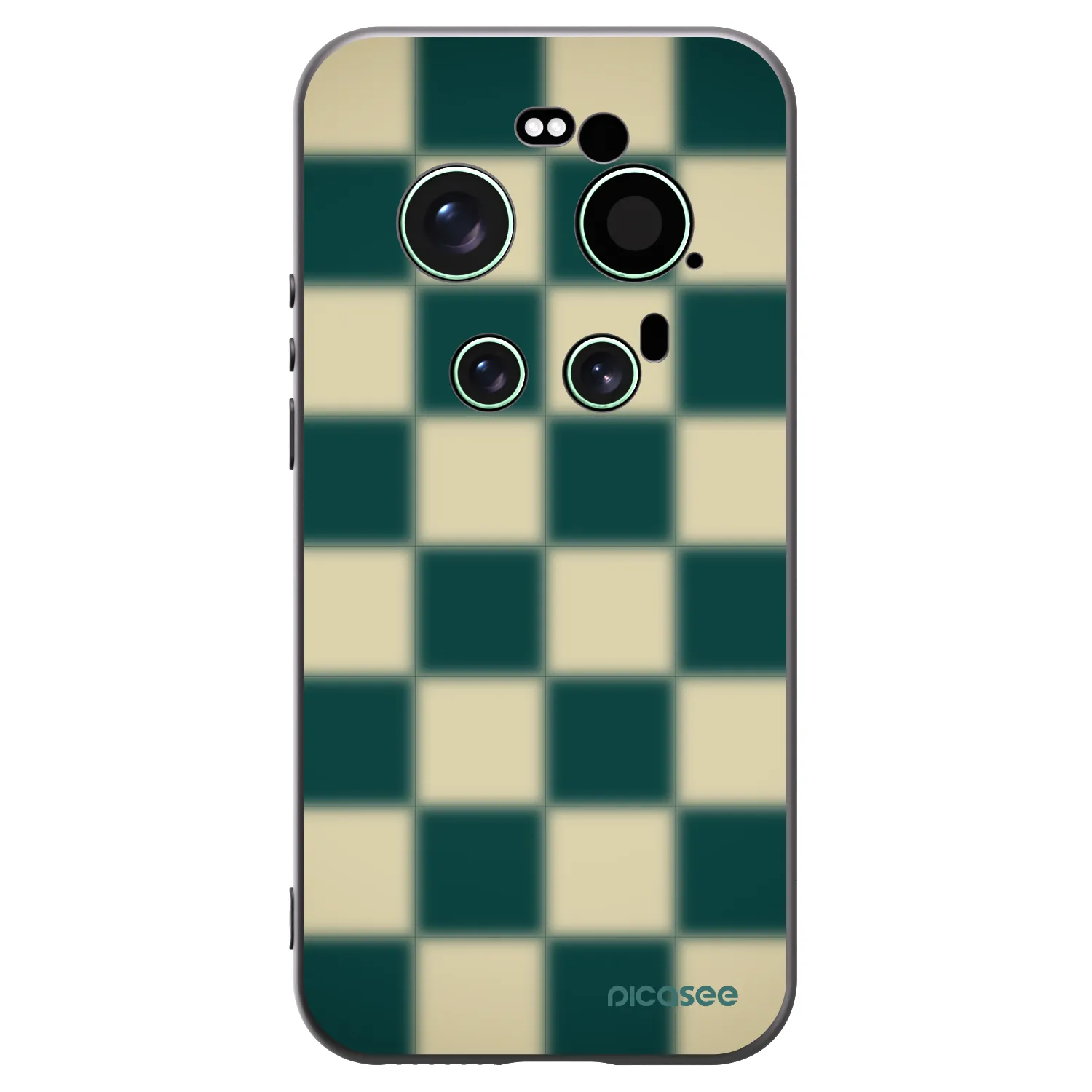 Picasee silikonski črni ovitek za Xiaomi 17 Ultra - Shadow Chess