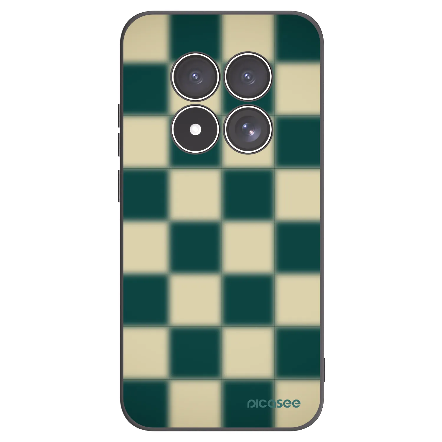Picasee silikonski črni ovitek za Xiaomi Redmi Note 15 Pro 5G - Shadow Chess