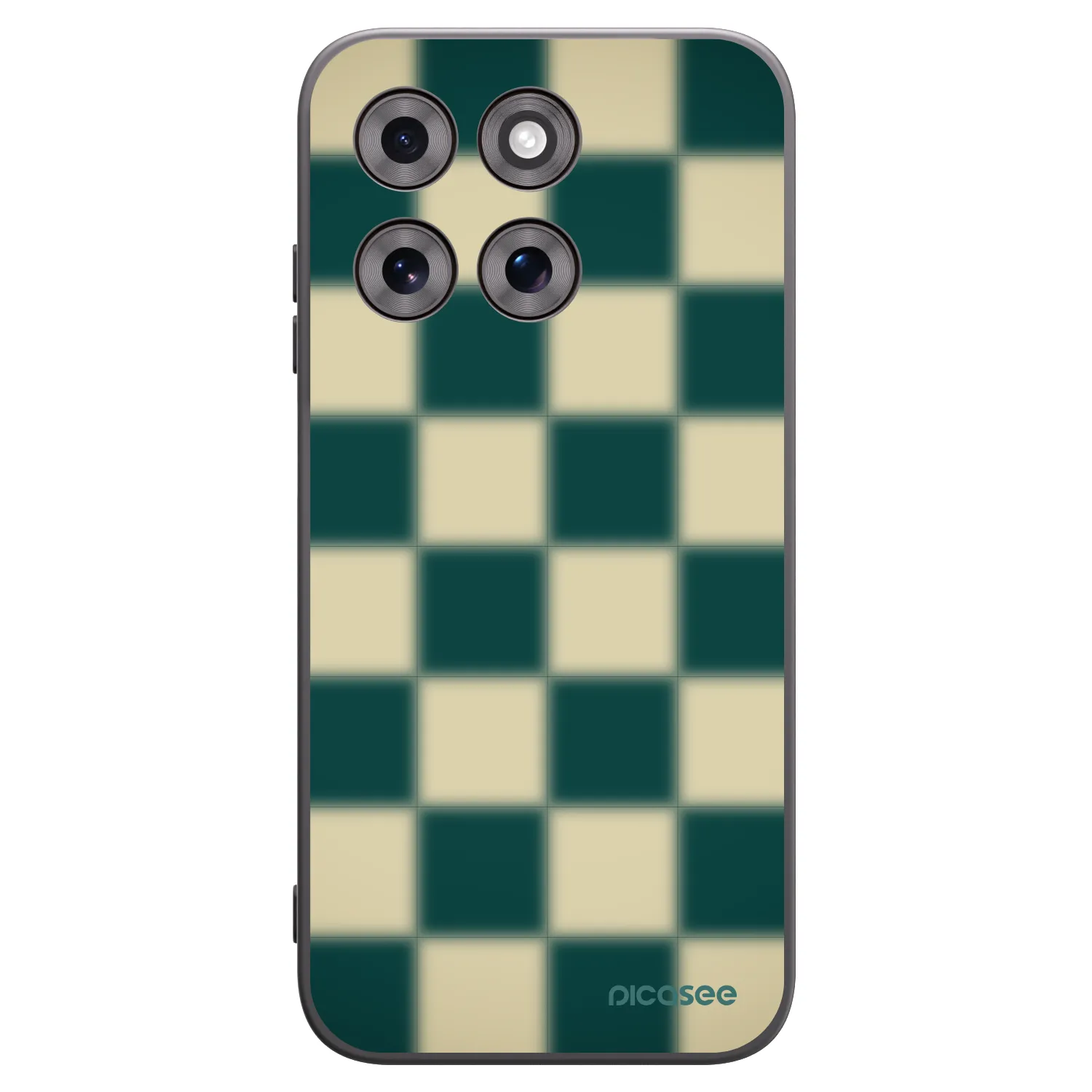 Picasee silikonski črni ovitek za Motorola Moto G77 - Shadow Chess