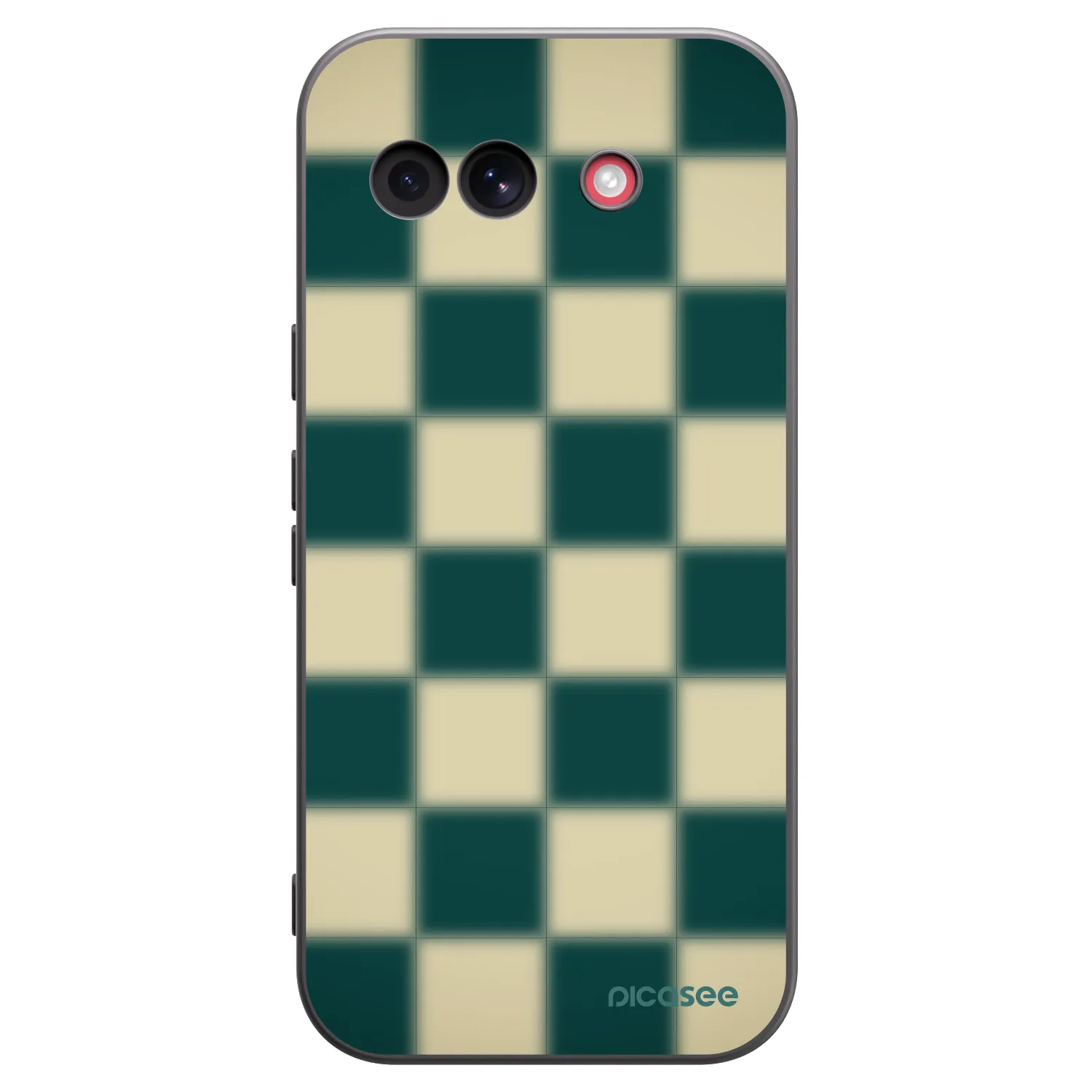 Picasee silikonski črni ovitek za Google Pixel 10a - Shadow Chess