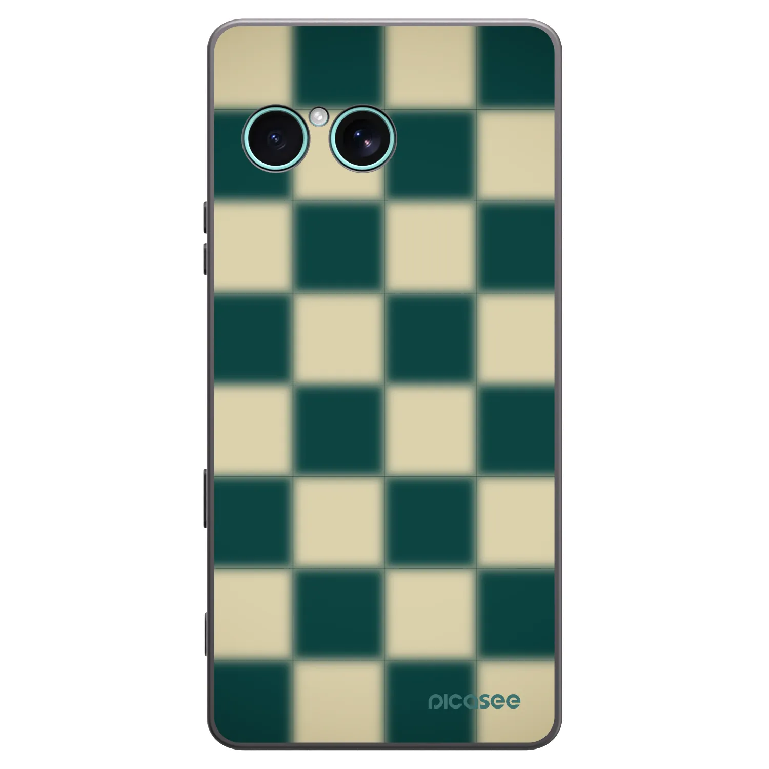 Picasee silikonski črni ovitek za Sony Xperia 10 VII - Shadow Chess