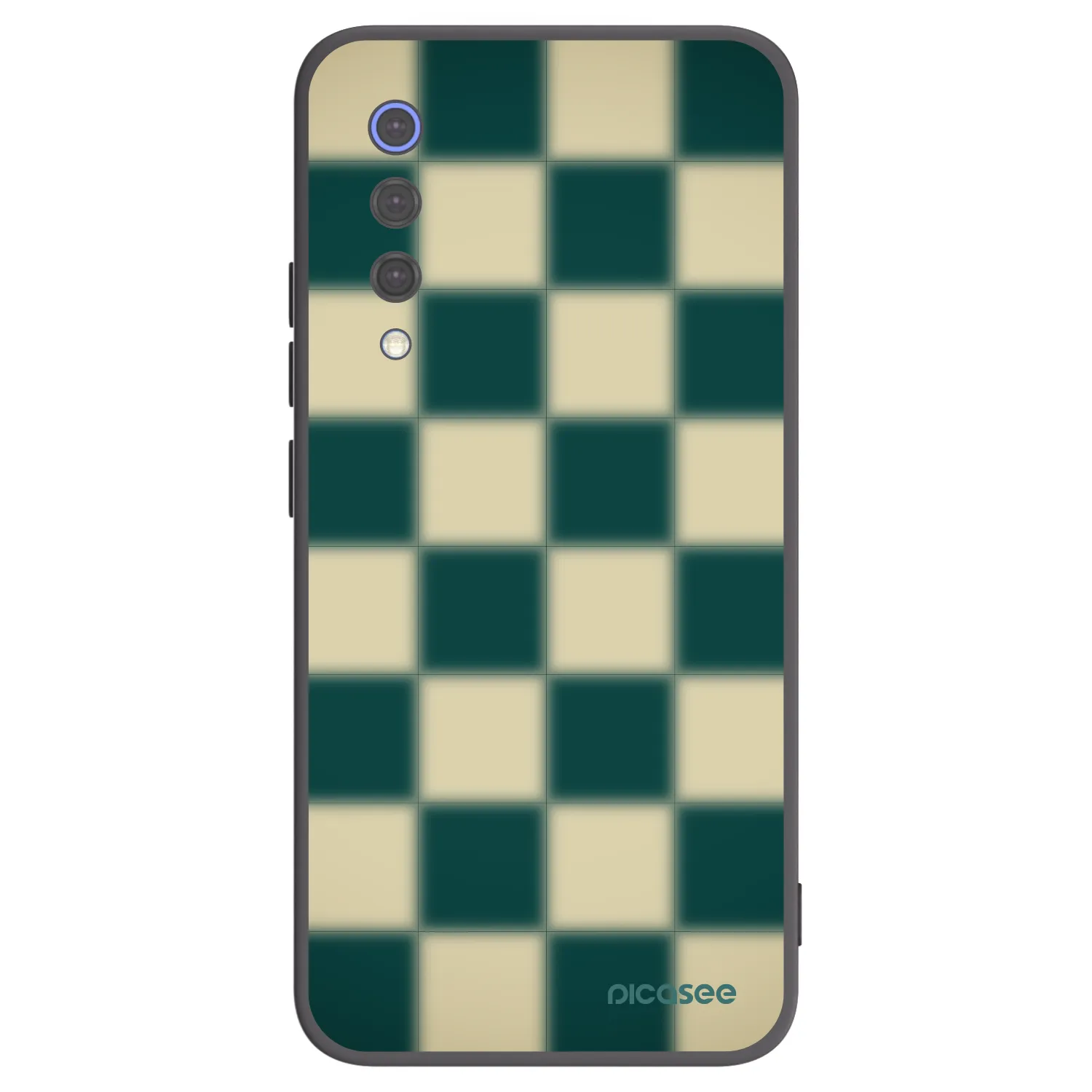 Picasee silikonski črni ovitek za Xiaomi Mi 9 SE - Shadow Chess