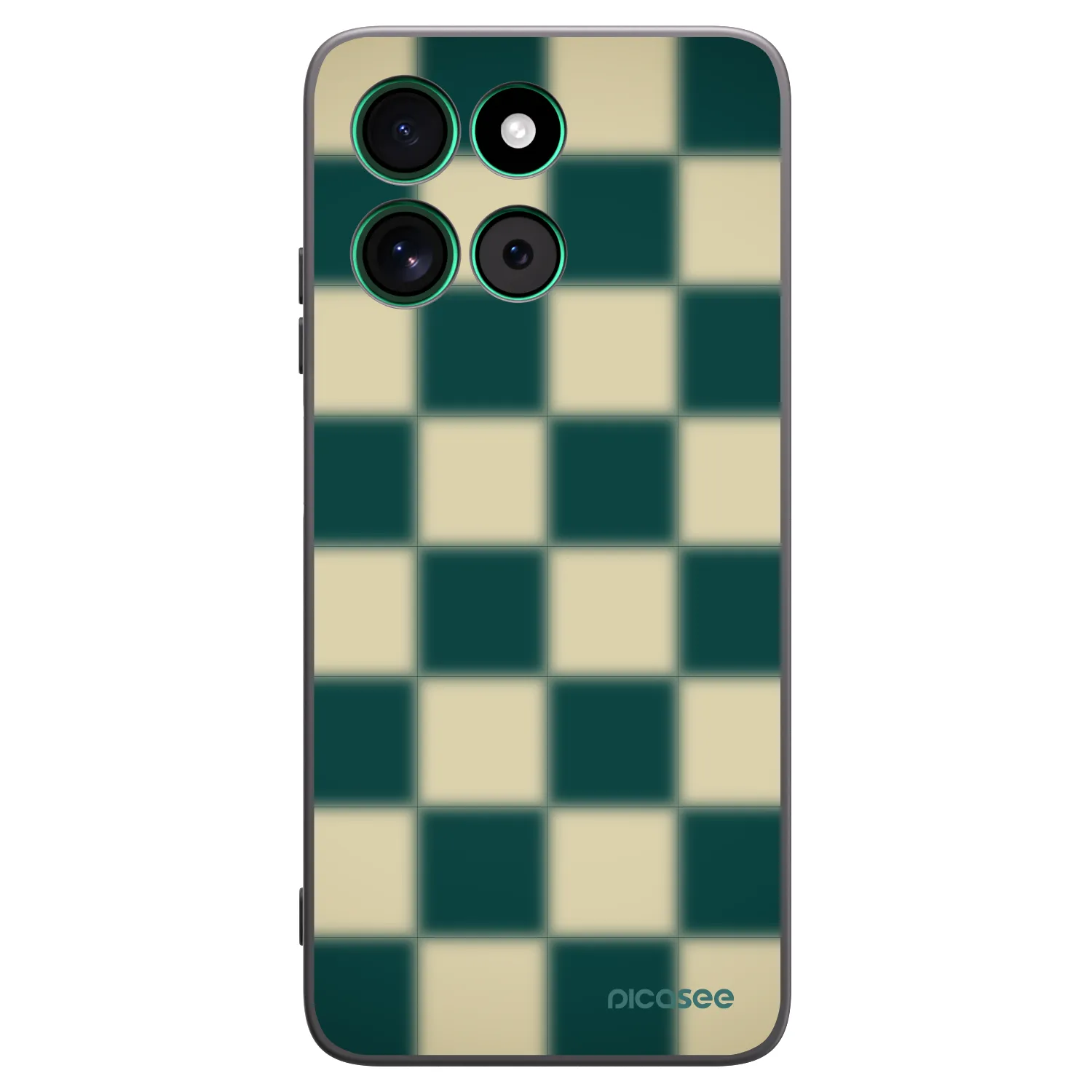 Picasee silikonski črni ovitek za Motorola Moto G57 Power - Shadow Chess
