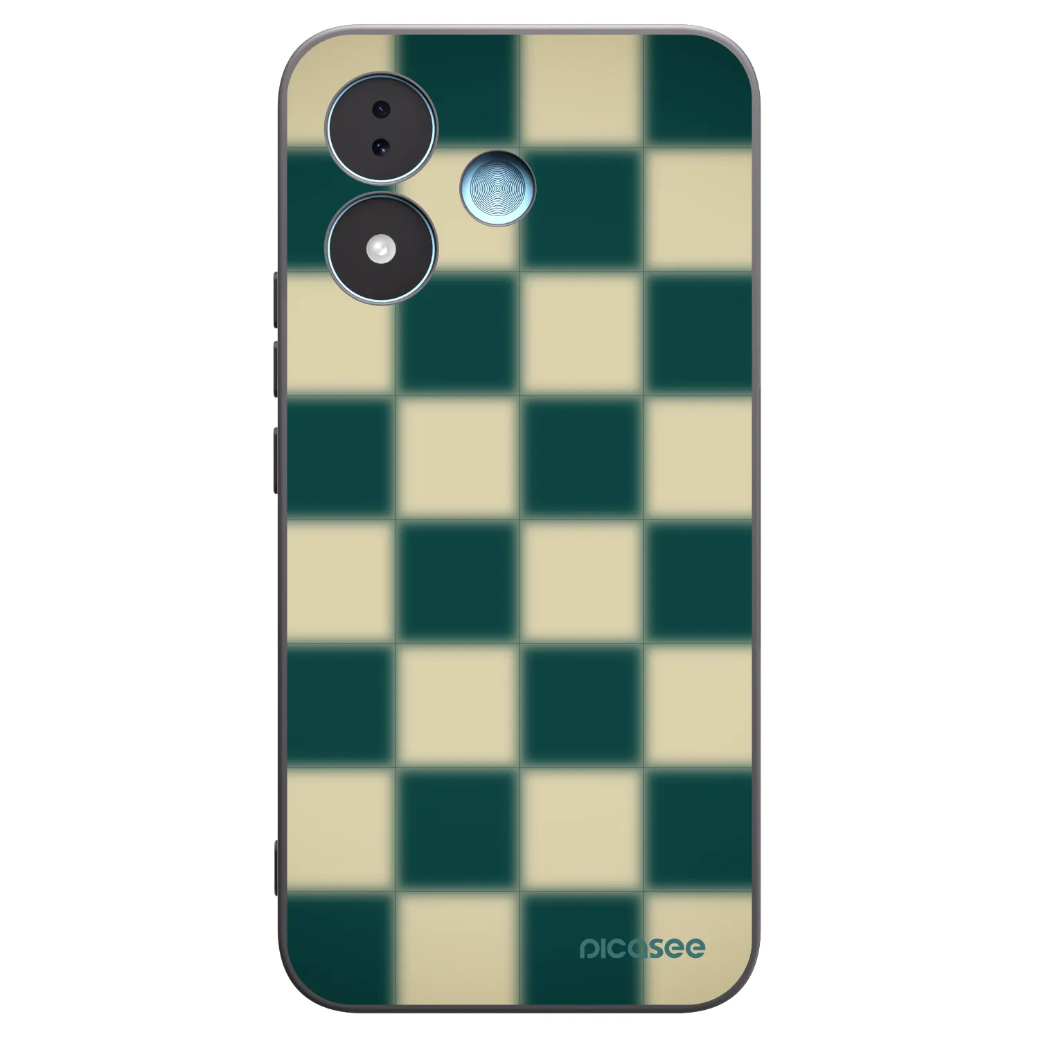 Picasee silikonski črni ovitek za Xiaomi Redmi Note 17 5G - Shadow Chess