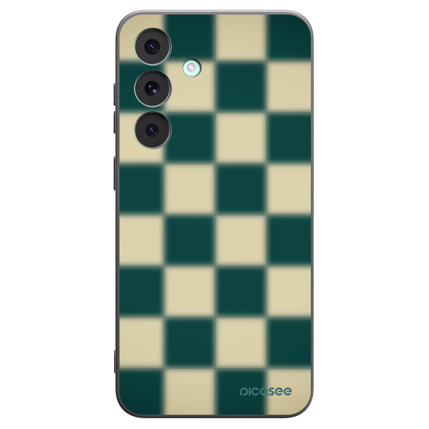 Picasee silikonski črni ovitek za Samsung Galaxy S26 FE - Shadow Chess